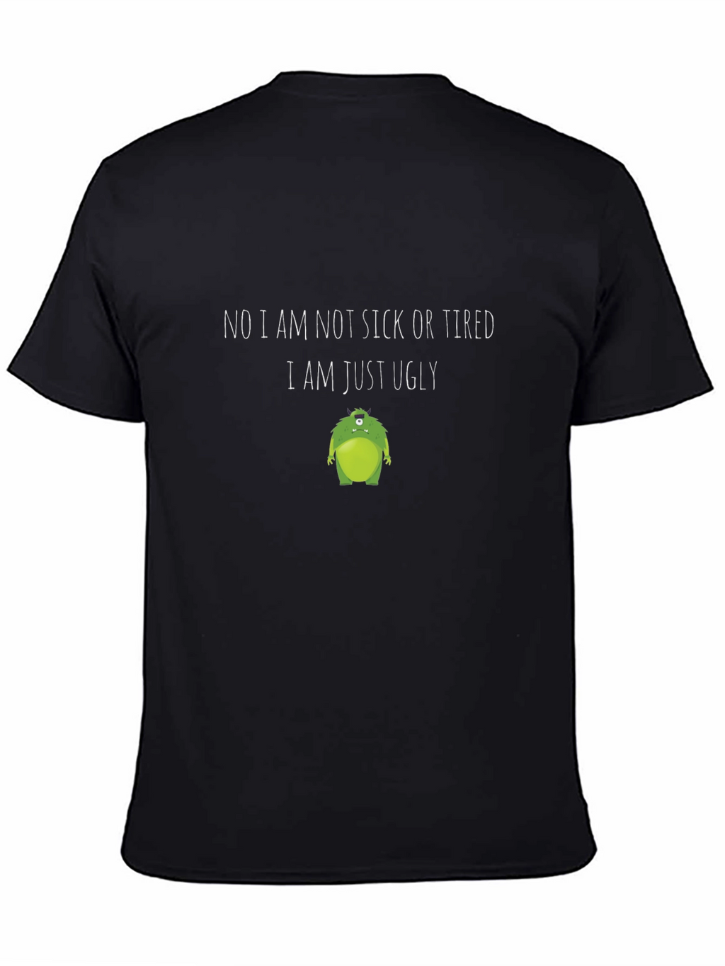 Funny Ugly Monster Graphic T-Shirt