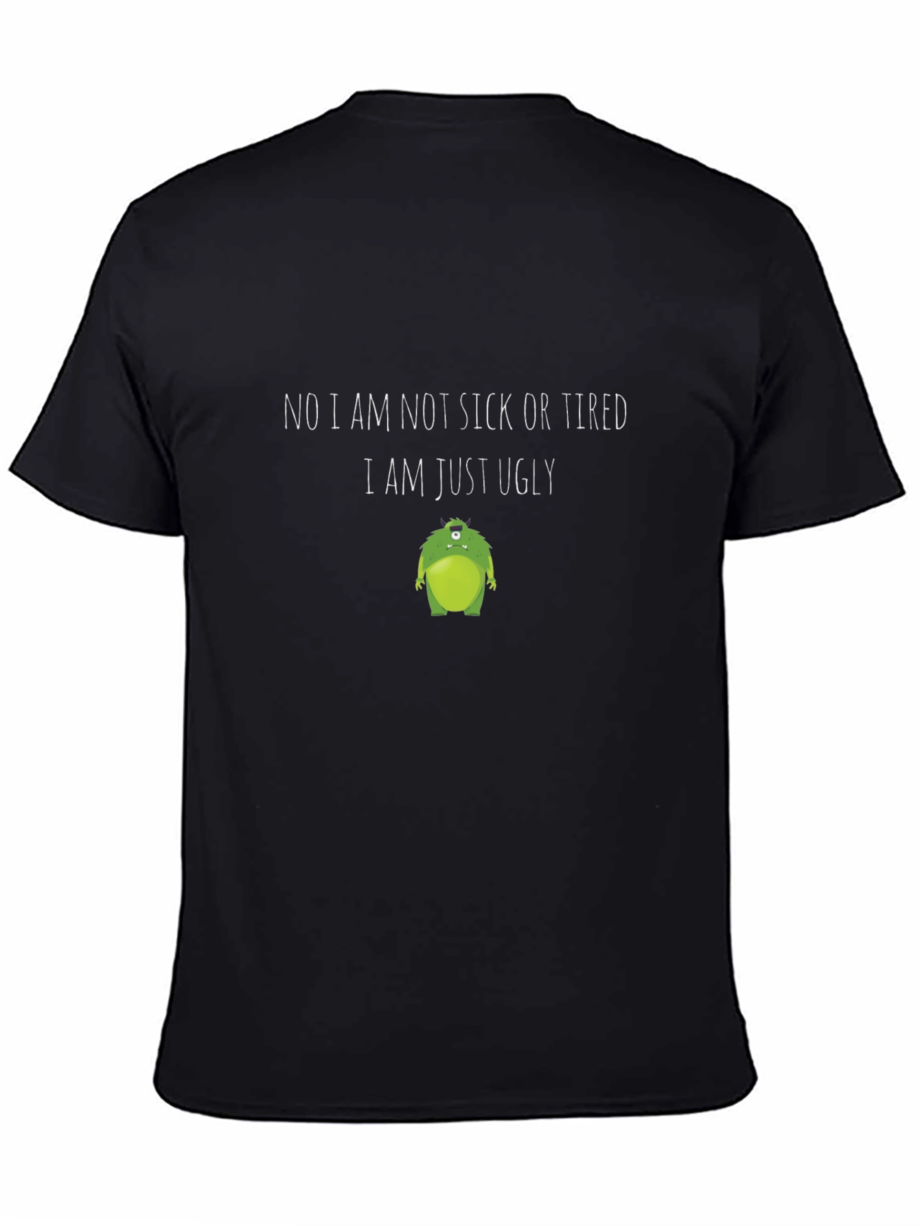Funny Ugly Monster Graphic T-Shirt
