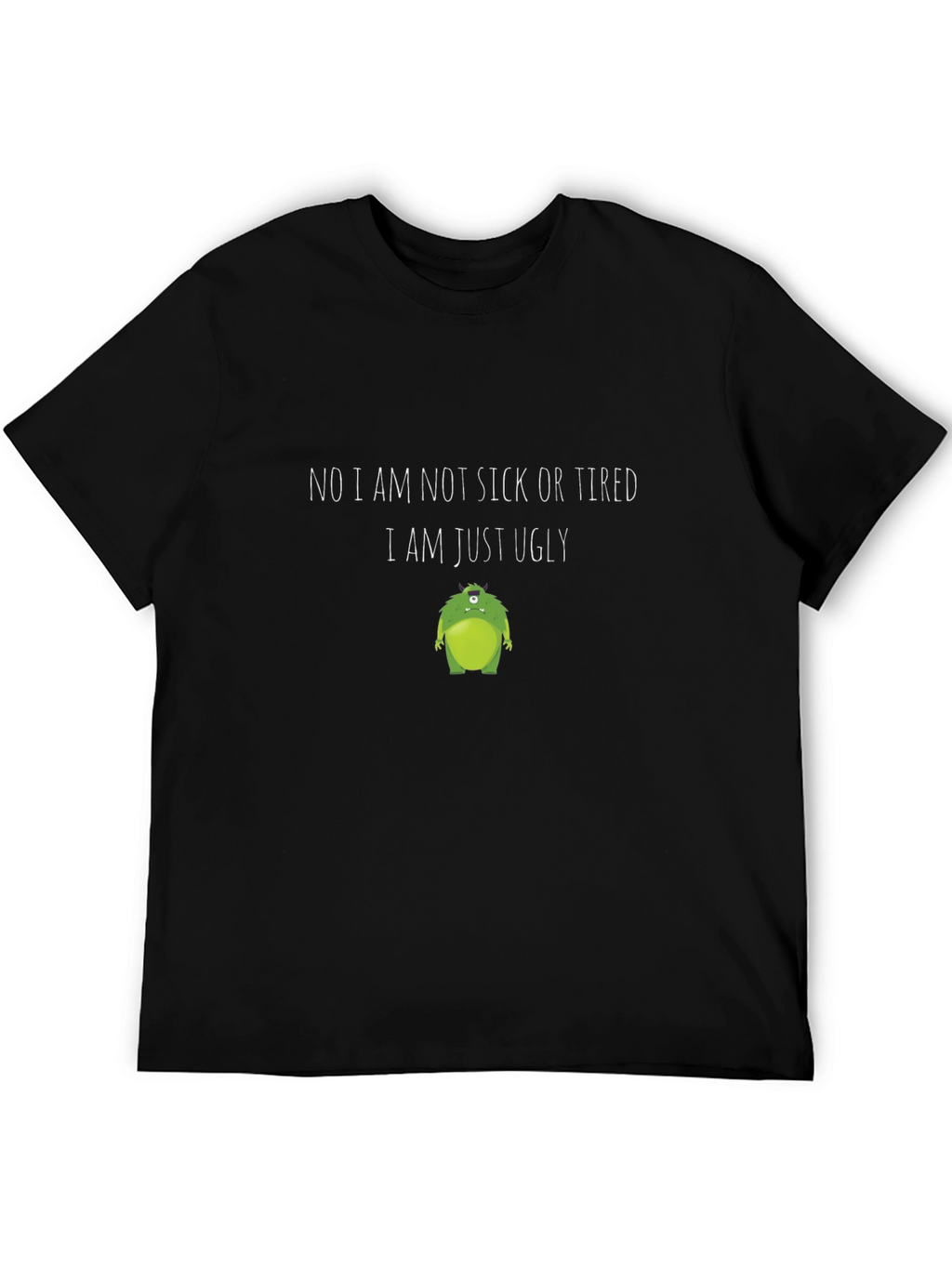 Funny Ugly Monster Graphic T-Shirt