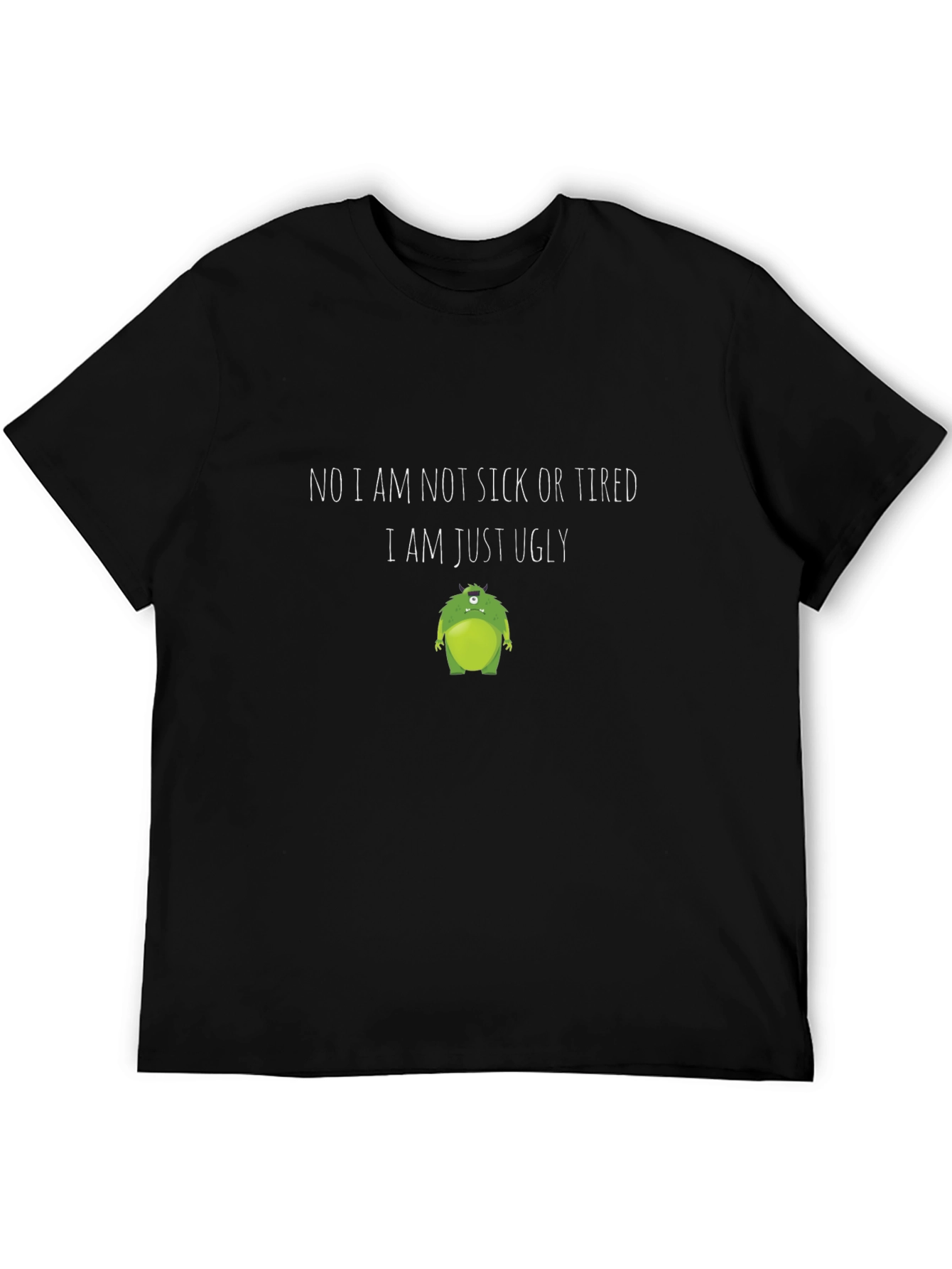 Funny Ugly Monster Graphic T-Shirt