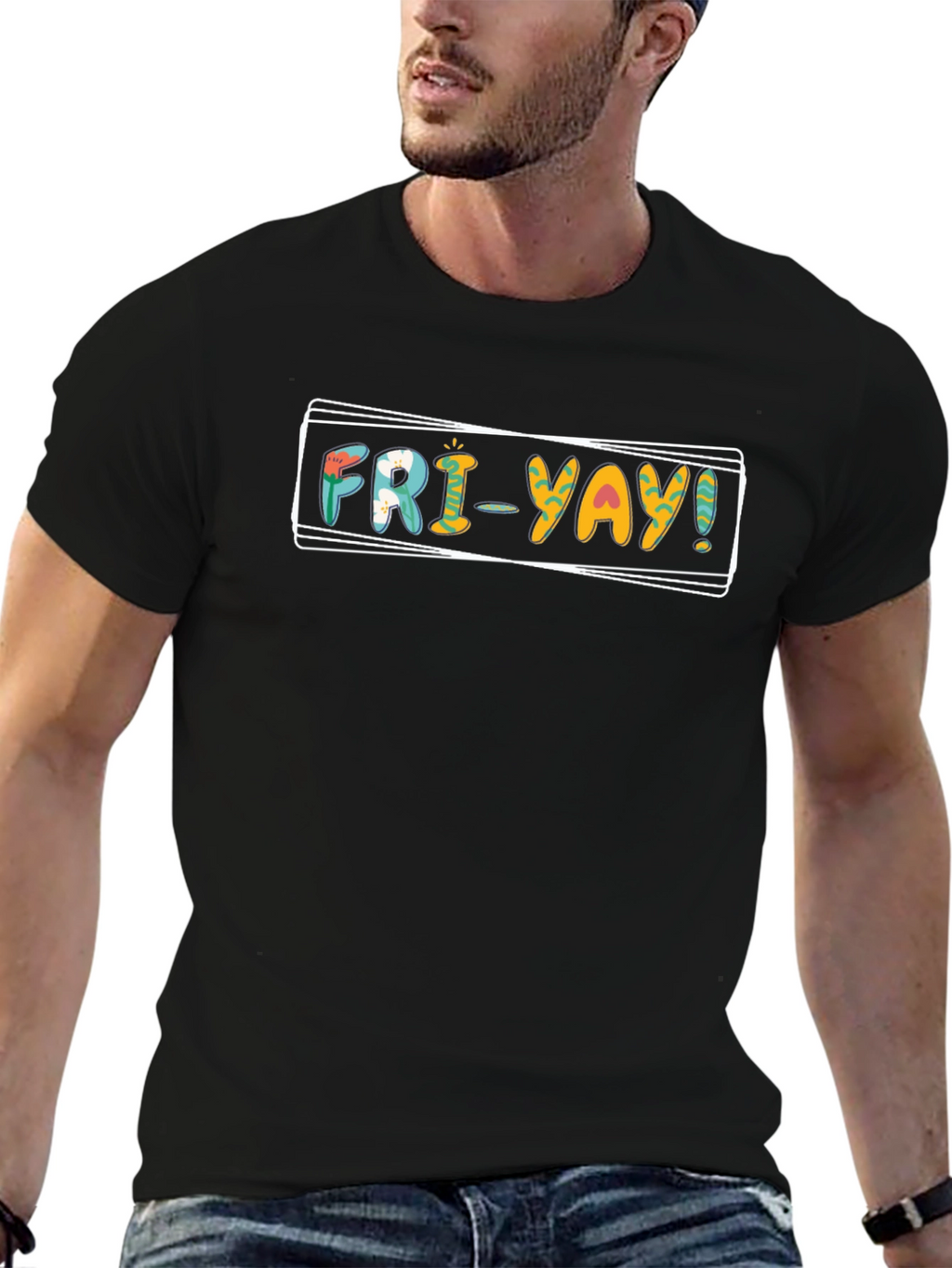 Fri-Yay Graphic Tee - Casual Friday Fun!