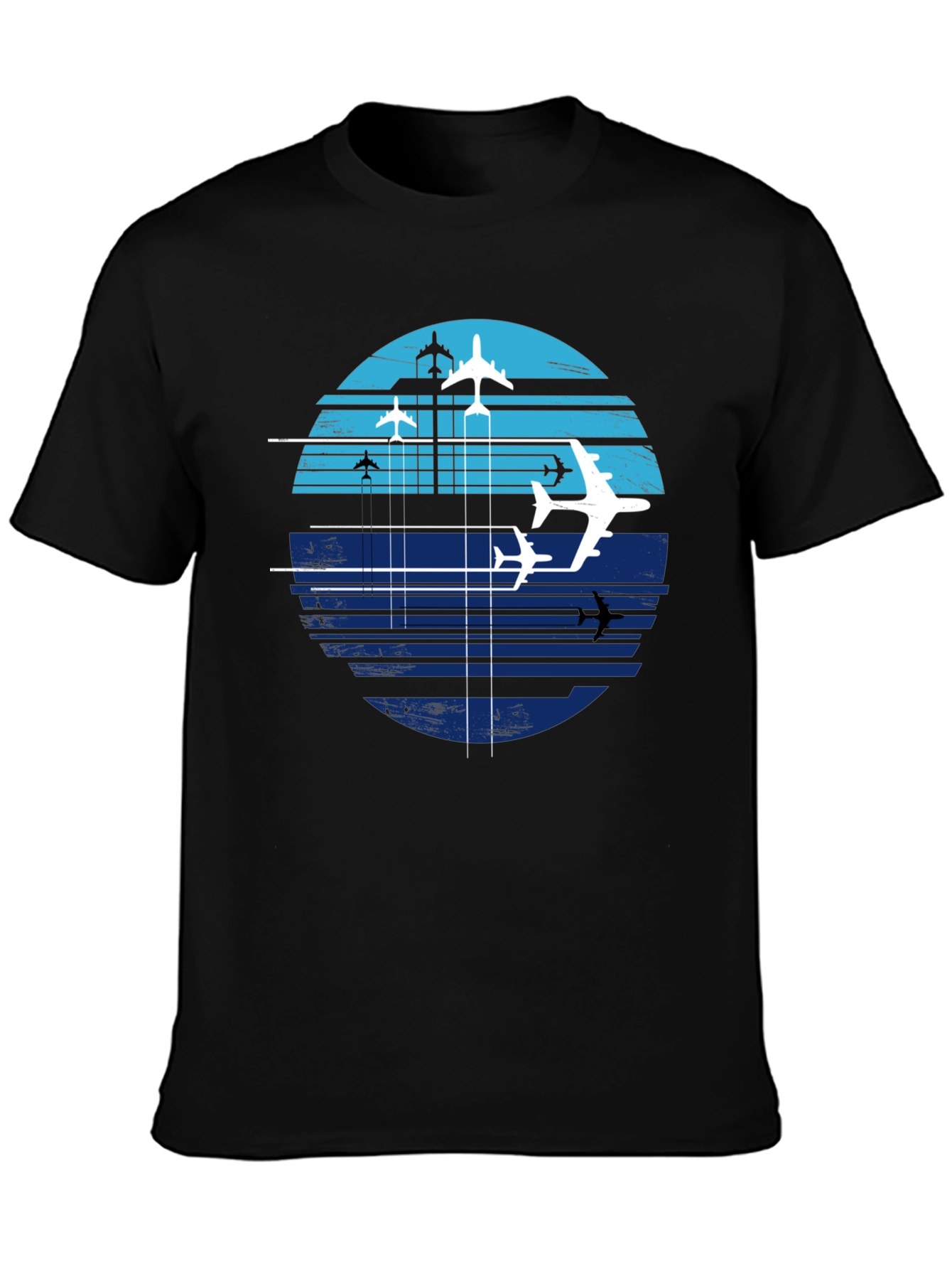 Aviation Airplane T-Shirt - Sky High Design