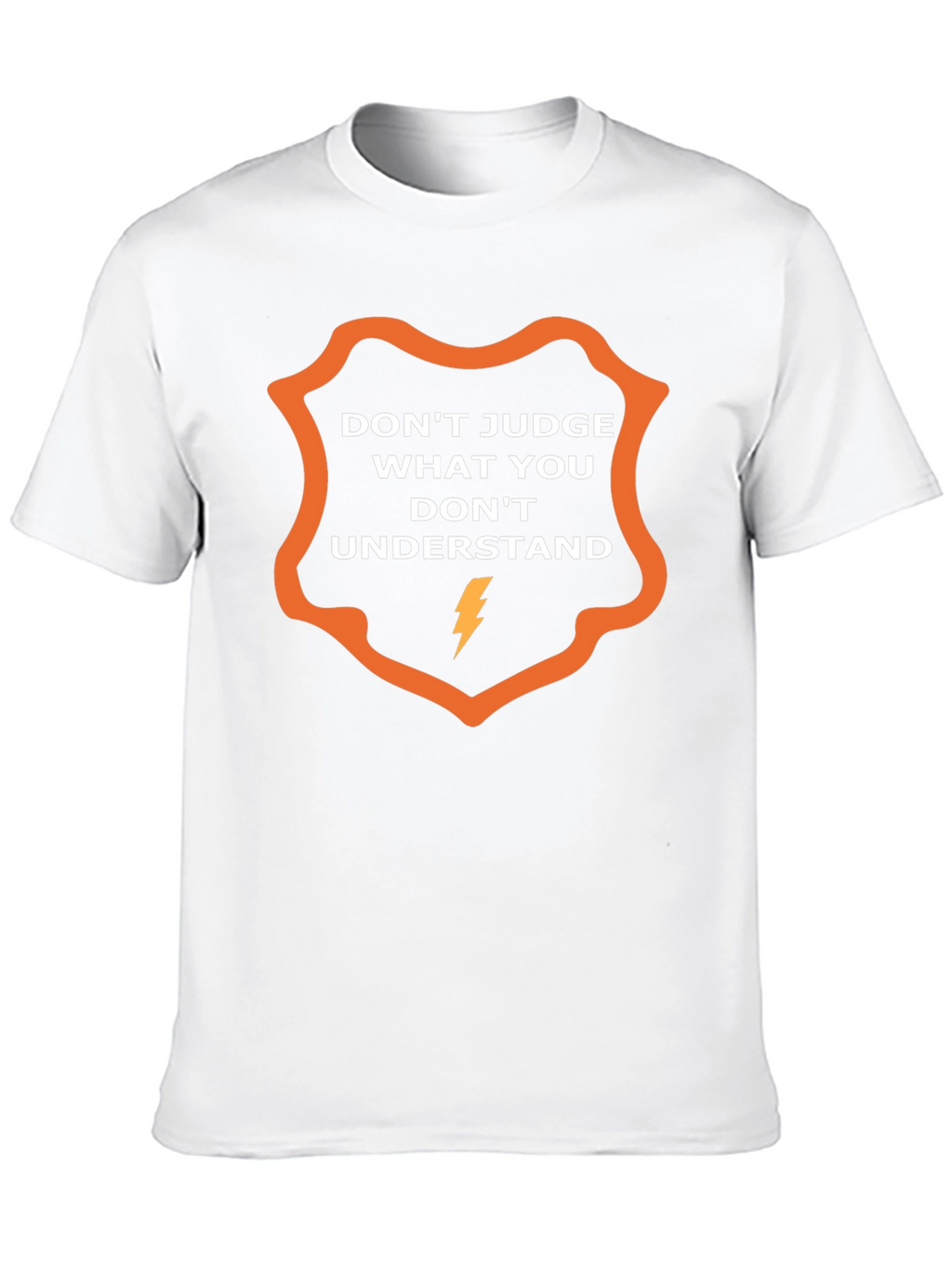 Dont Judge Graphic T-Shirt - Stylish Slogan Tee