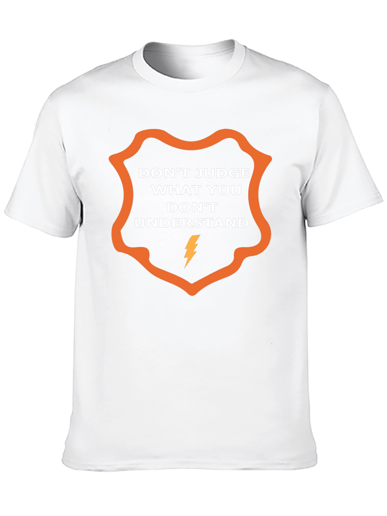 Dont Judge Graphic T-Shirt - Stylish Slogan Tee