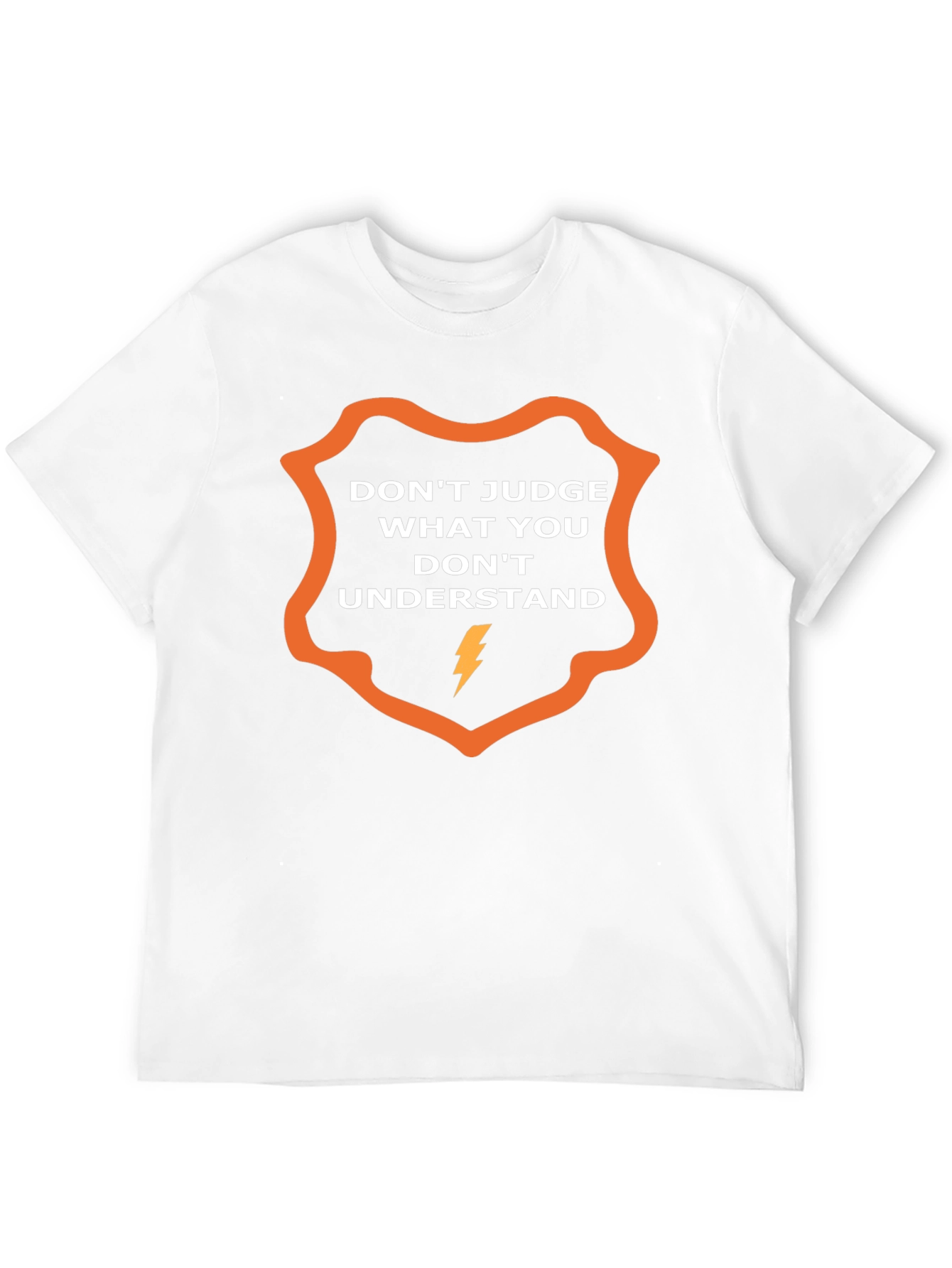 Dont Judge Graphic T-Shirt - Stylish Slogan Tee