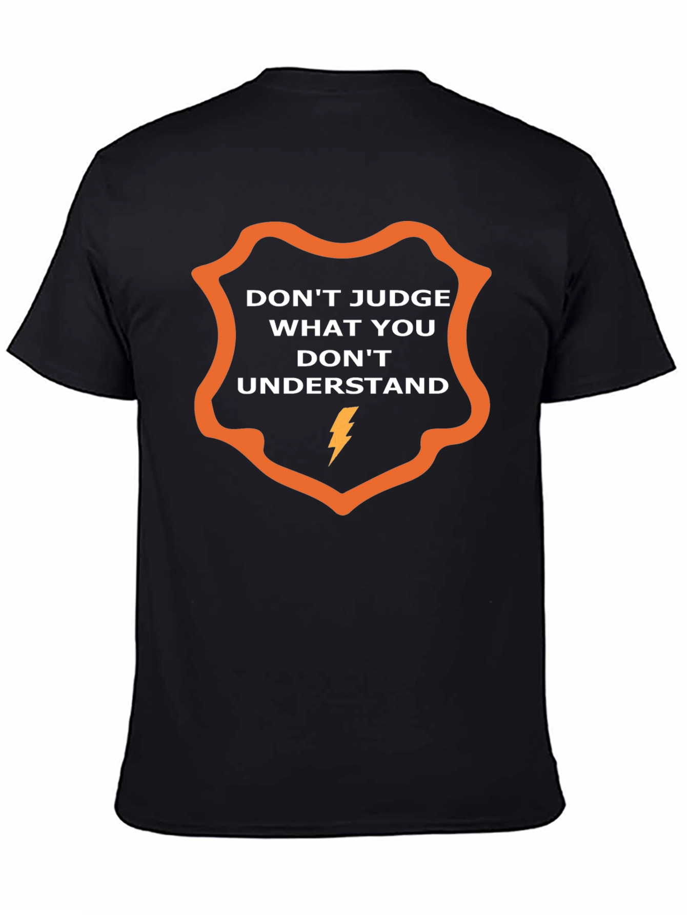 Dont Judge Graphic T-Shirt - Stylish Slogan Tee