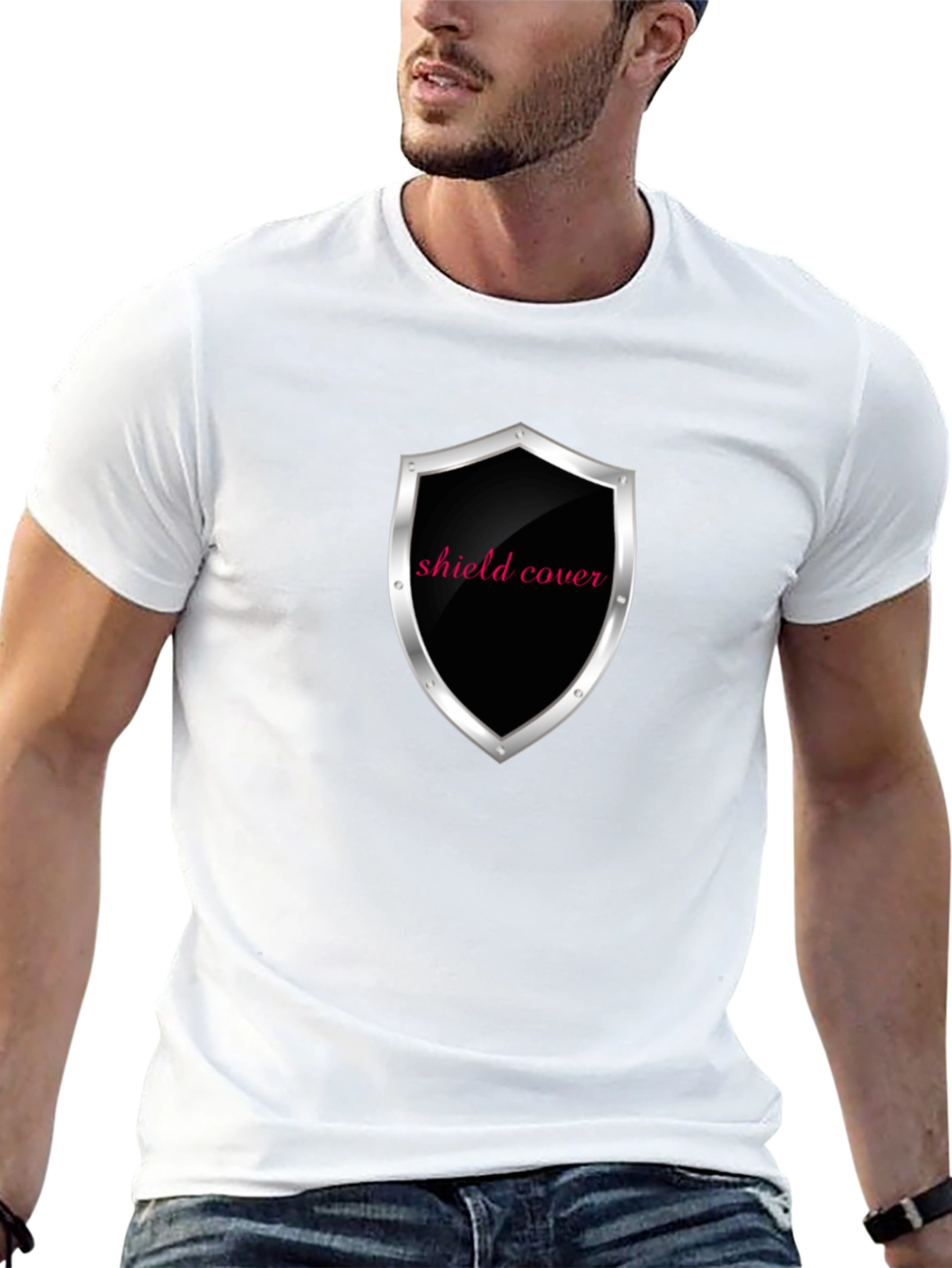 Shield Cover Black T-Shirt