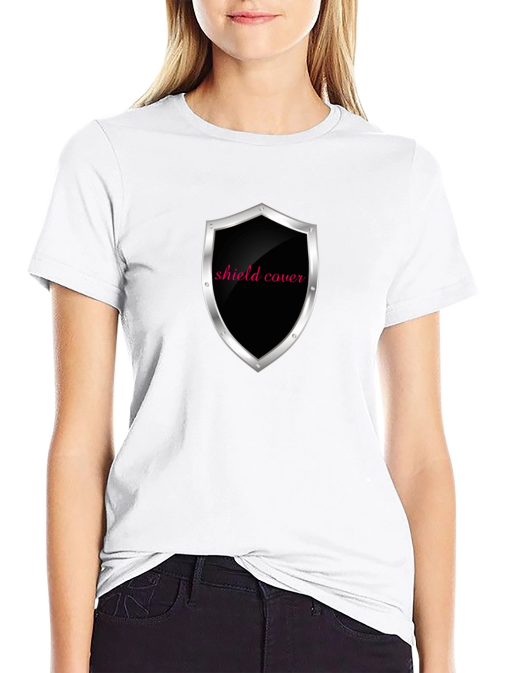 Shield Cover Black T-Shirt
