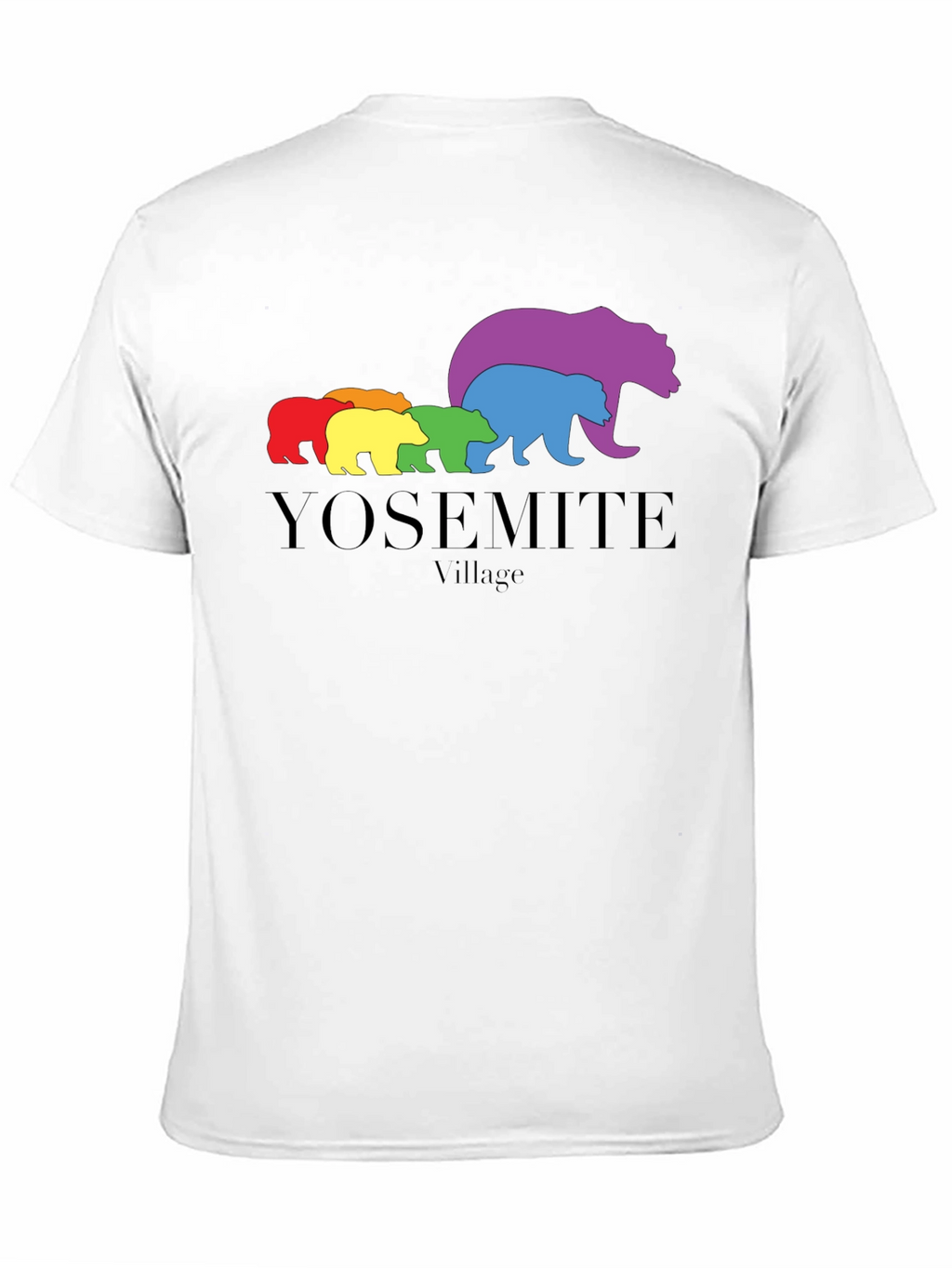 Yosemite Village Rainbow Bear T-Shirt