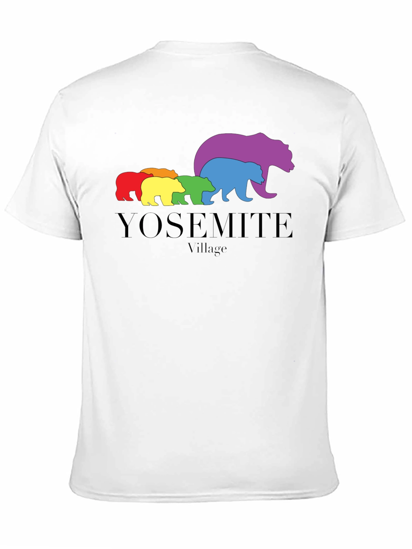 Yosemite Village Rainbow Bear T-Shirt