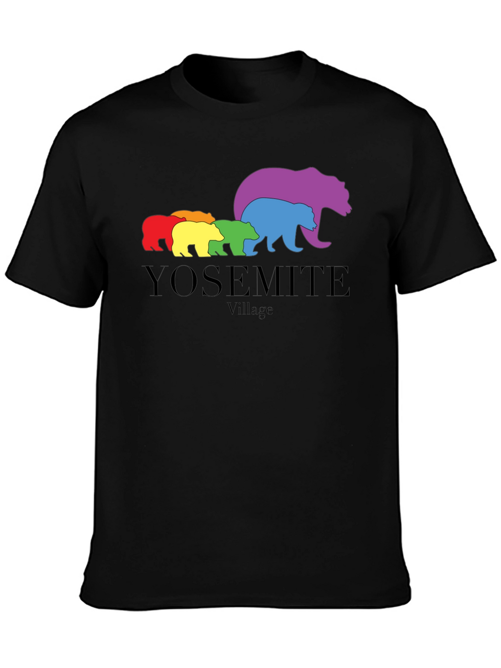 Yosemite Village Rainbow Bear T-Shirt