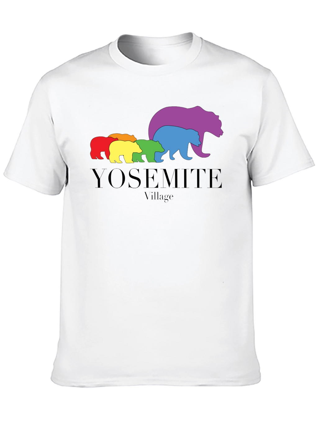 Yosemite Village Rainbow Bear T-Shirt