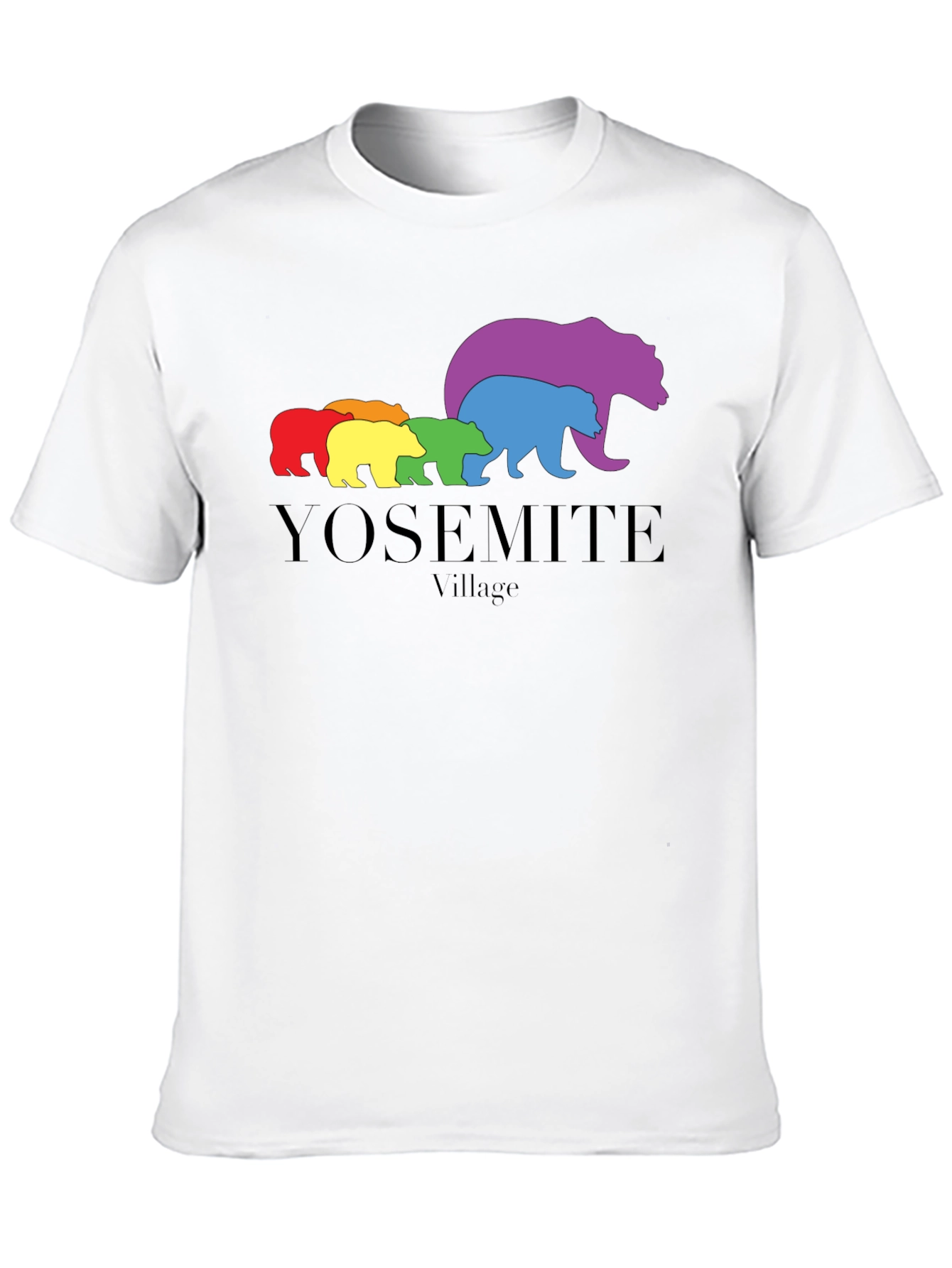 Yosemite Village Rainbow Bear T-Shirt