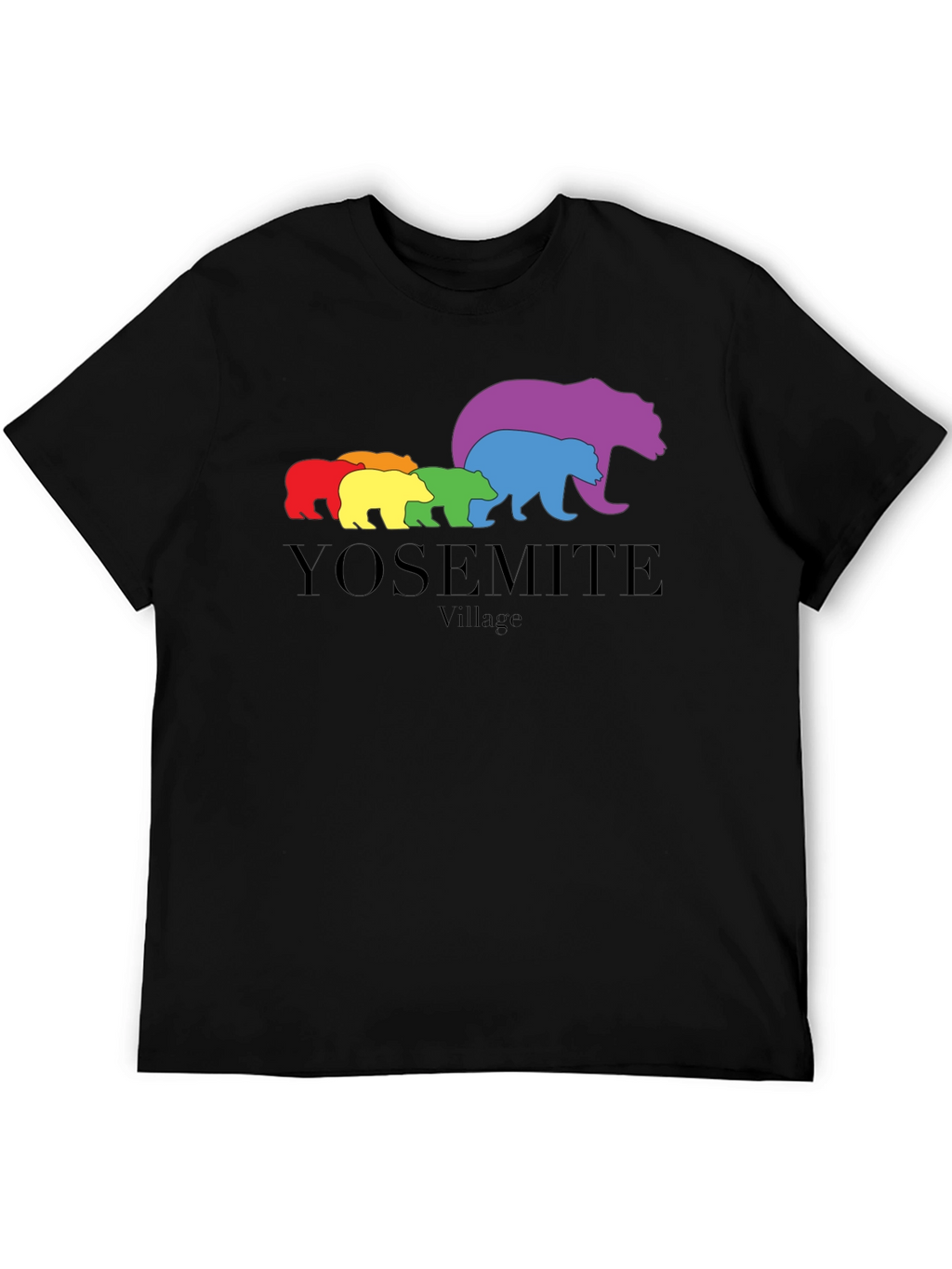 Yosemite Village Rainbow Bear T-Shirt