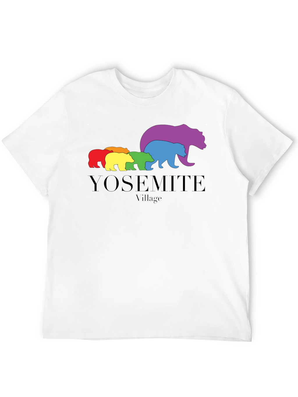 Yosemite Village Rainbow Bear T-Shirt