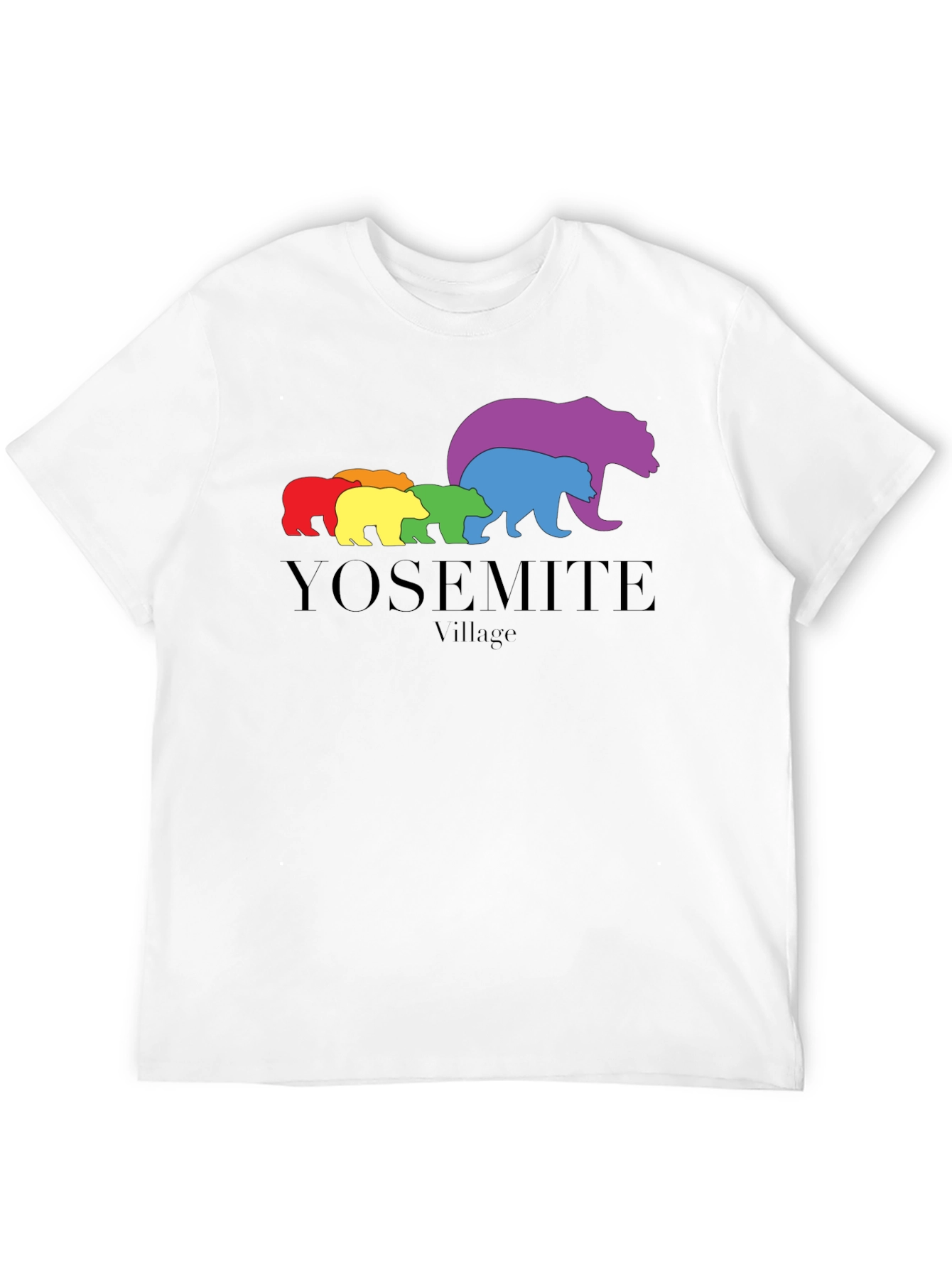Yosemite Village Rainbow Bear T-Shirt