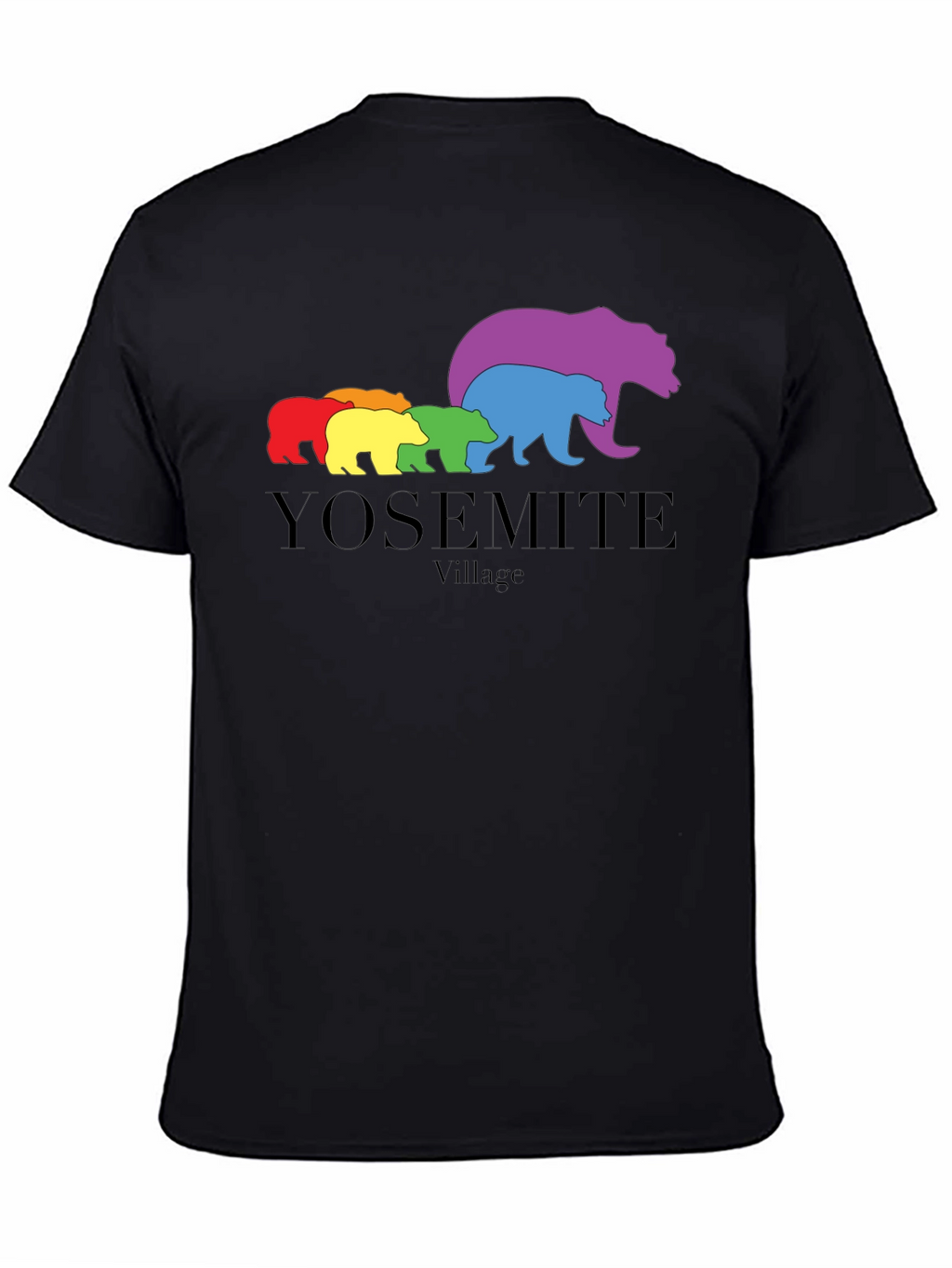 Yosemite Village Rainbow Bear T-Shirt