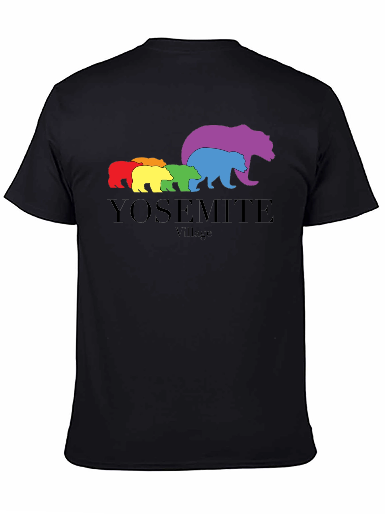 Yosemite Village Rainbow Bear T-Shirt