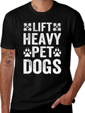 Lift Heavy Pet Dogs Graphic Tee