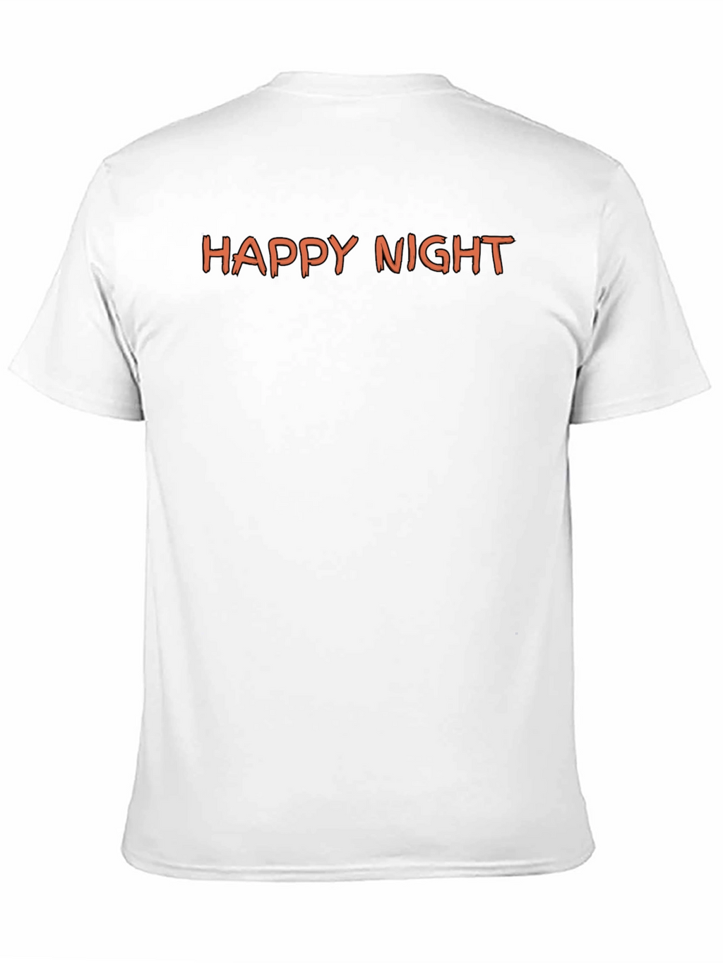 Happy Night Graphic Tee - Black Cotton T-Shirt