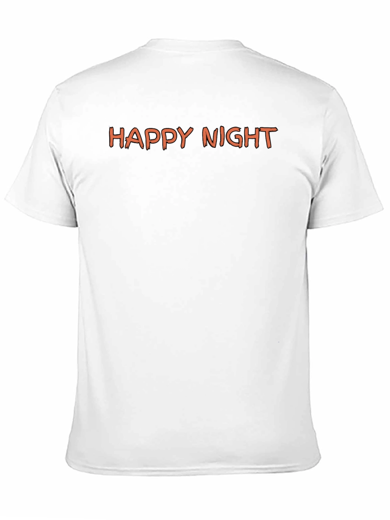 Happy Night Graphic Tee - Black Cotton T-Shirt