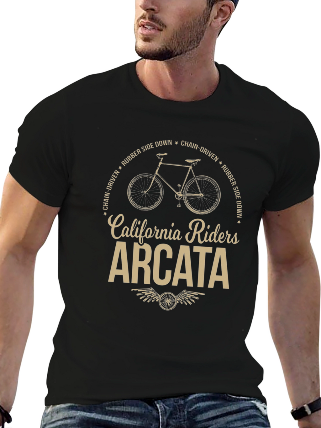California Riders Arcata T-Shirt: Chain-Driven Style