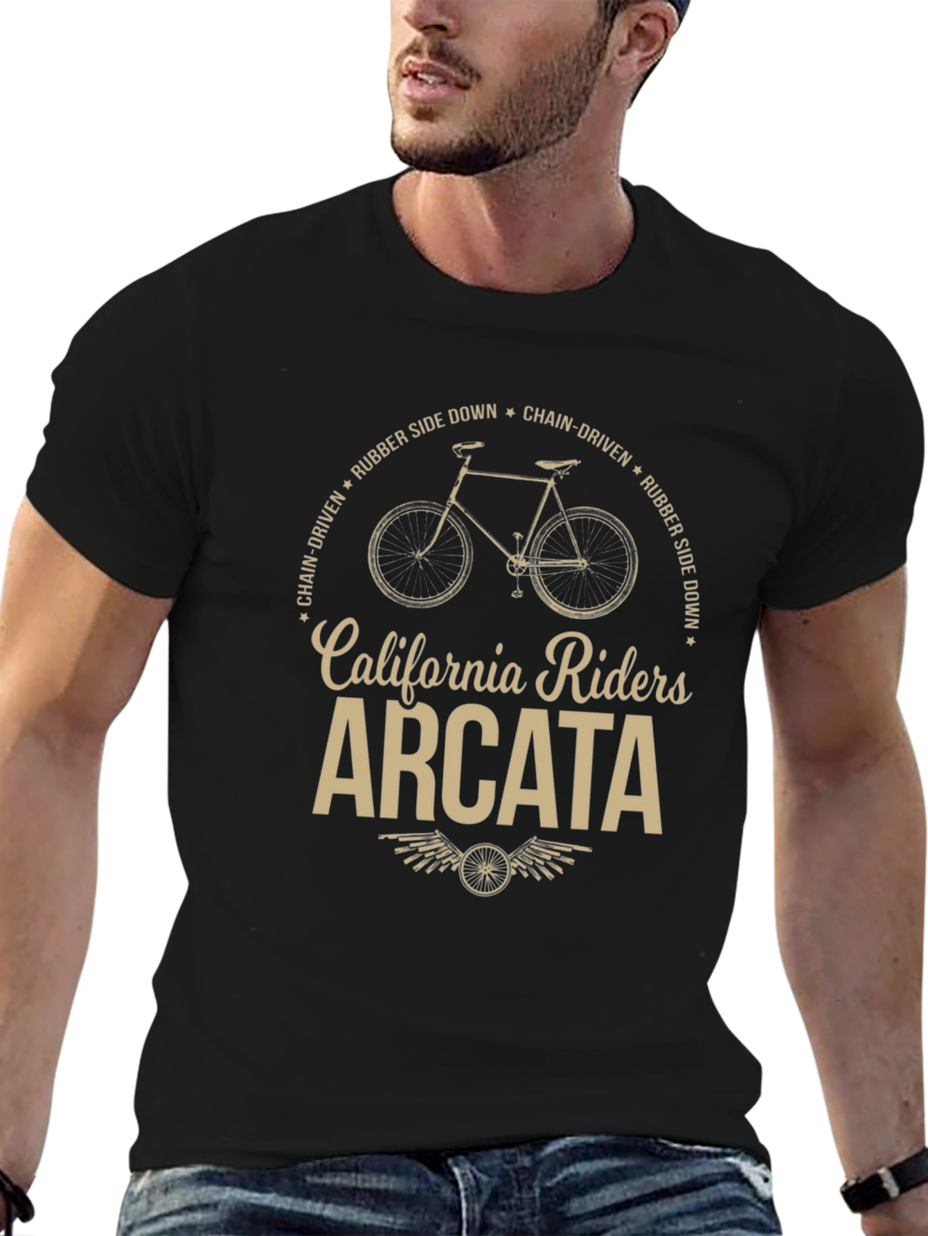 California Riders Arcata T-Shirt: Chain-Driven Style