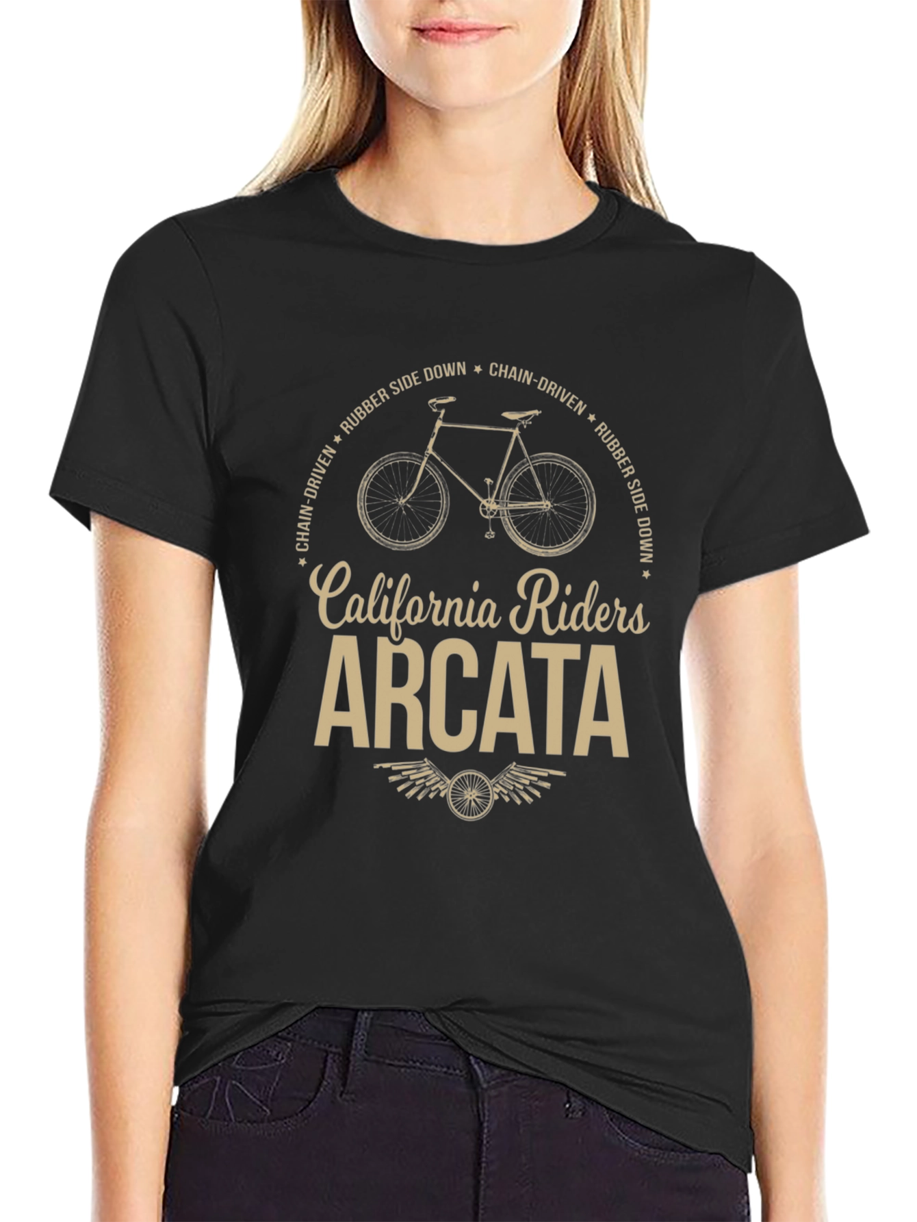 California Riders Arcata T-Shirt: Chain-Driven Style