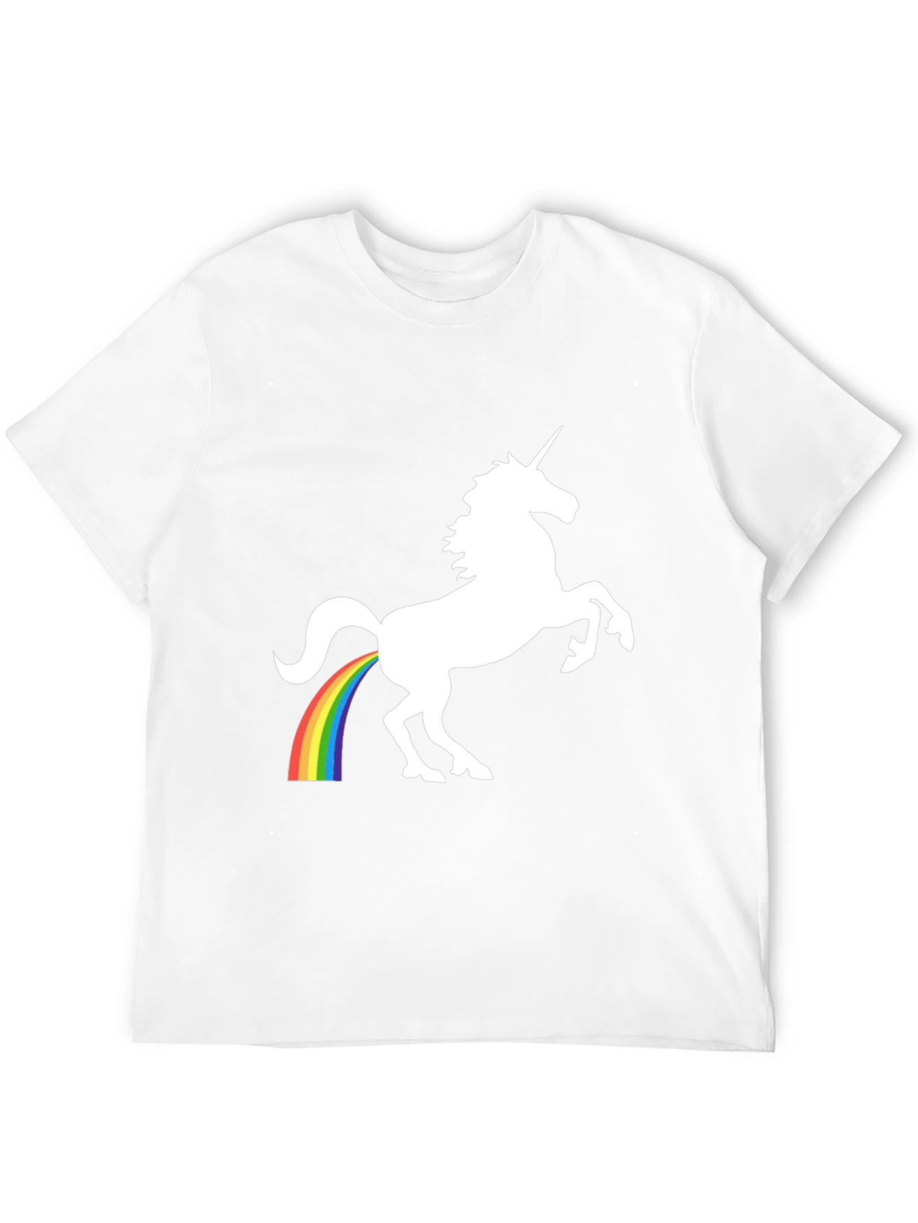 Unicorn Rainbow Poop T-Shirt - Black