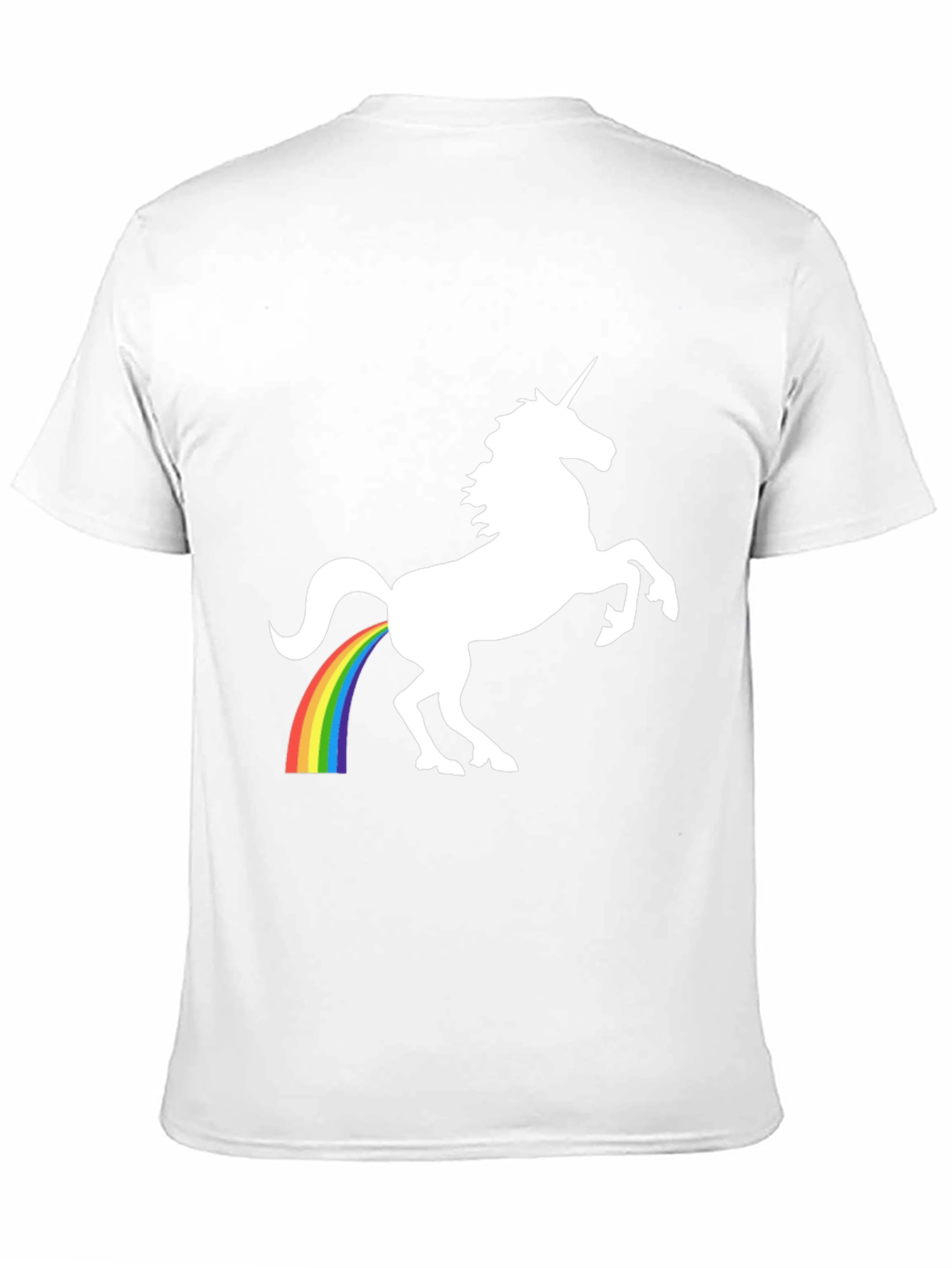 Unicorn Rainbow Poop T-Shirt - Black