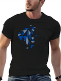 Geometric Buffalo Graphic Tee - Black