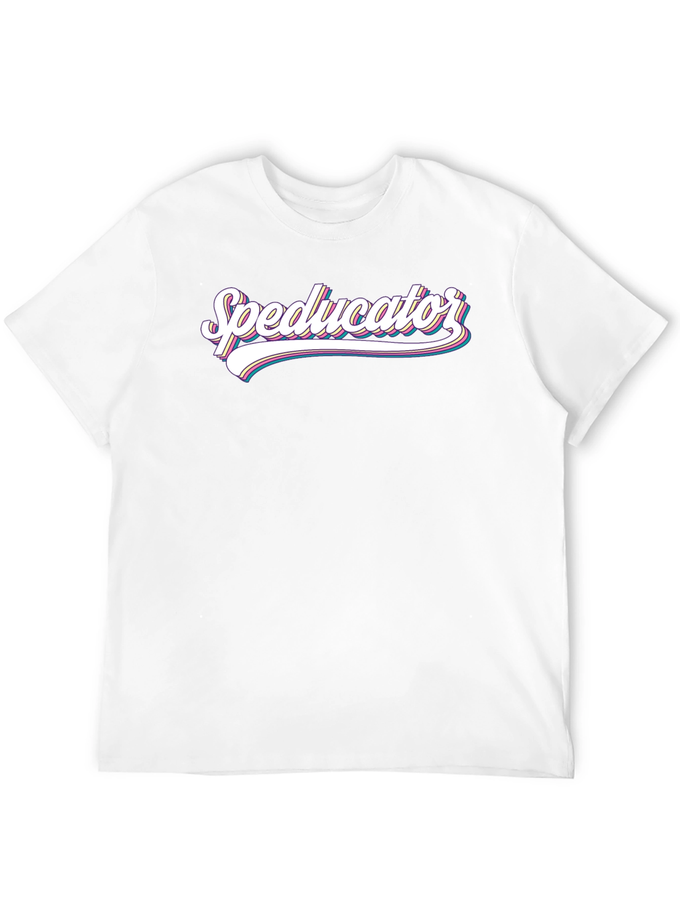 Speducator Graphic T-Shirt - Black Cotton Blend