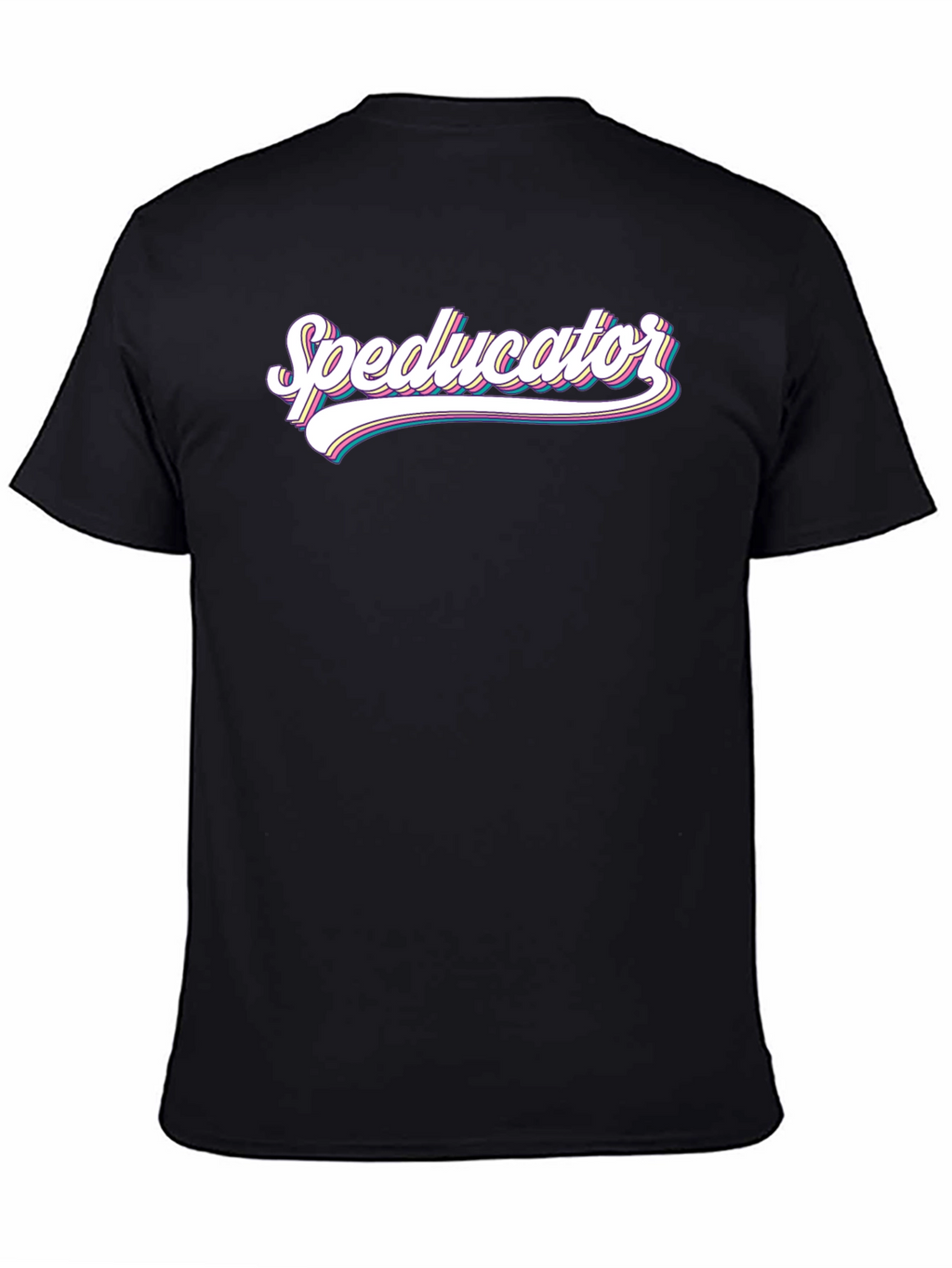 Speducator Graphic T-Shirt - Black Cotton Blend