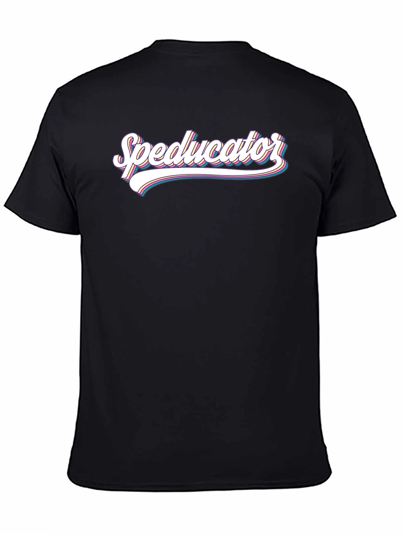 Speducator Graphic T-Shirt - Black Cotton Blend