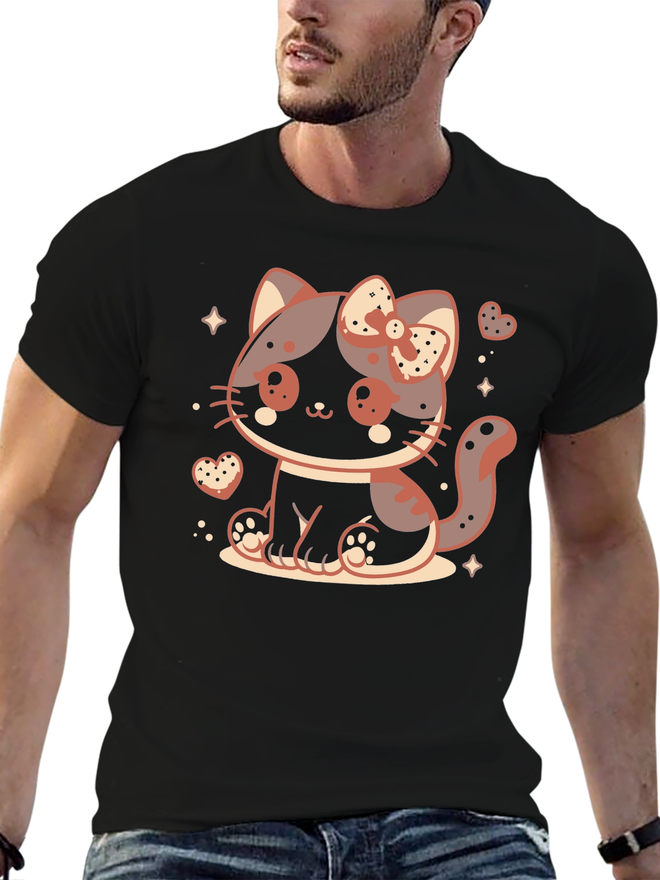 Kawaii Kitty T-Shirt - Cute Cat Design