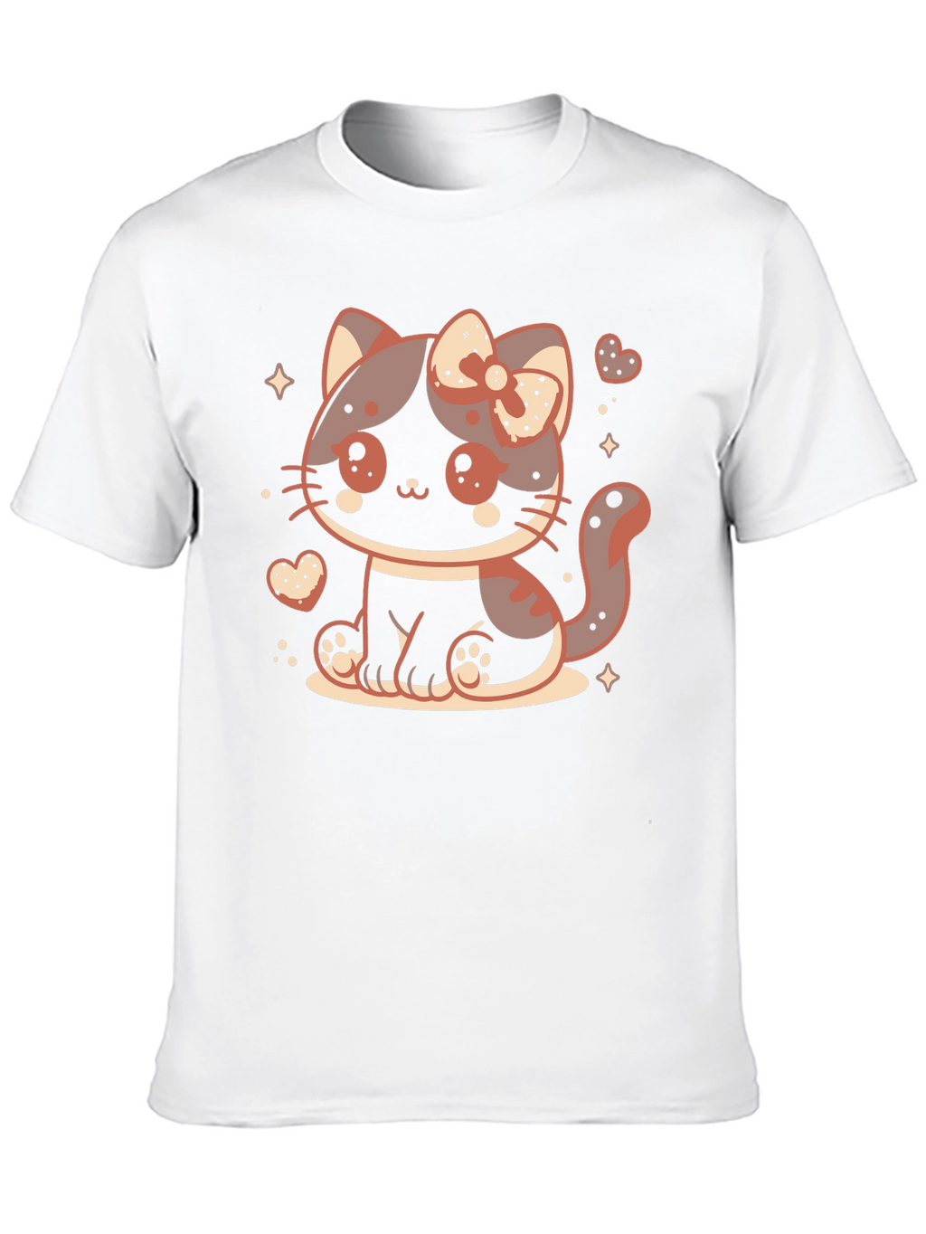 Kawaii Kitty T-Shirt - Cute Cat Design
