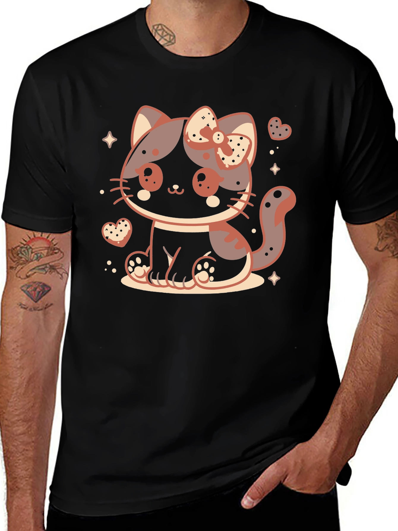 Kawaii Kitty T-Shirt - Cute Cat Design