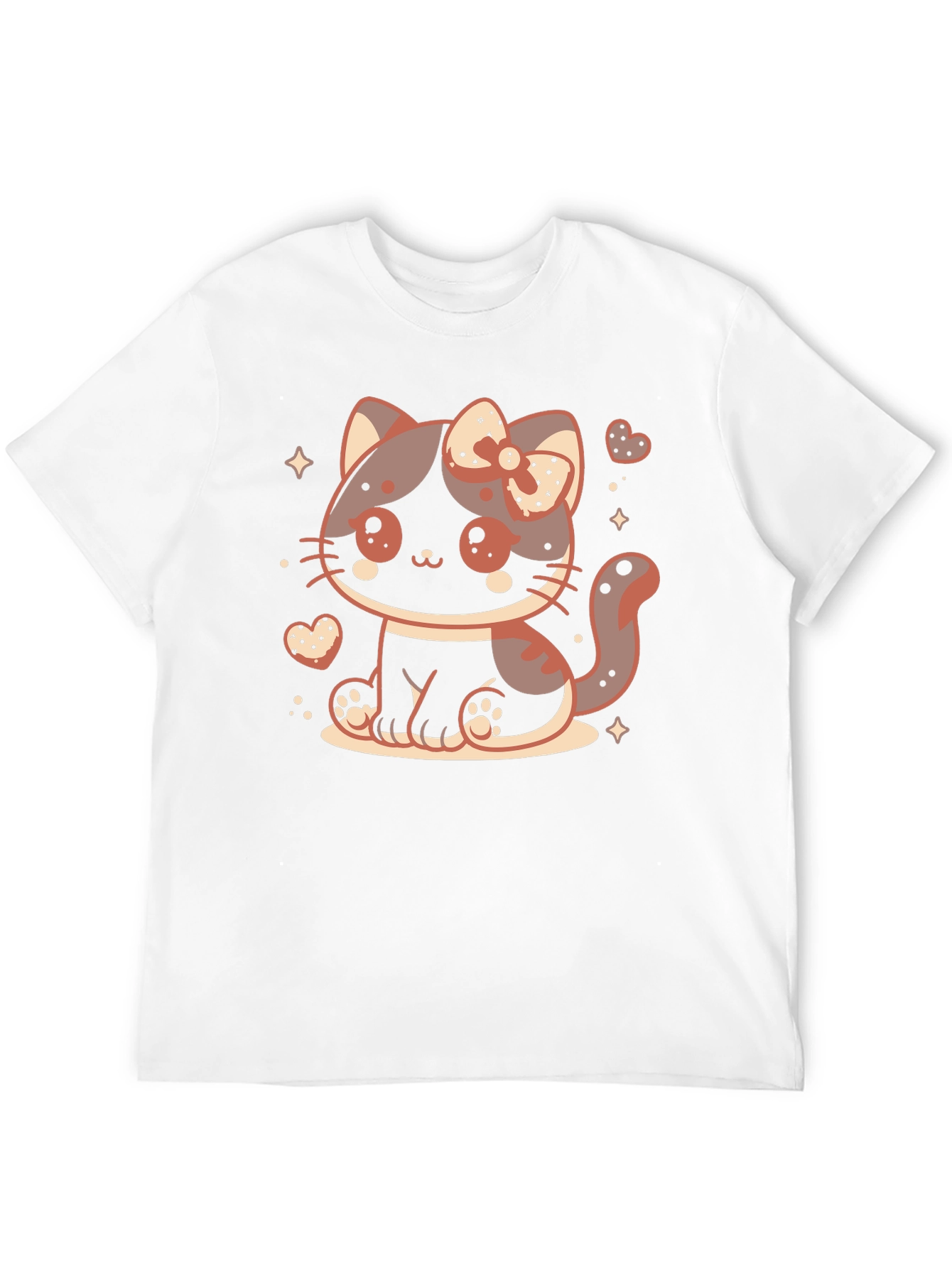 Kawaii Kitty T-Shirt - Cute Cat Design