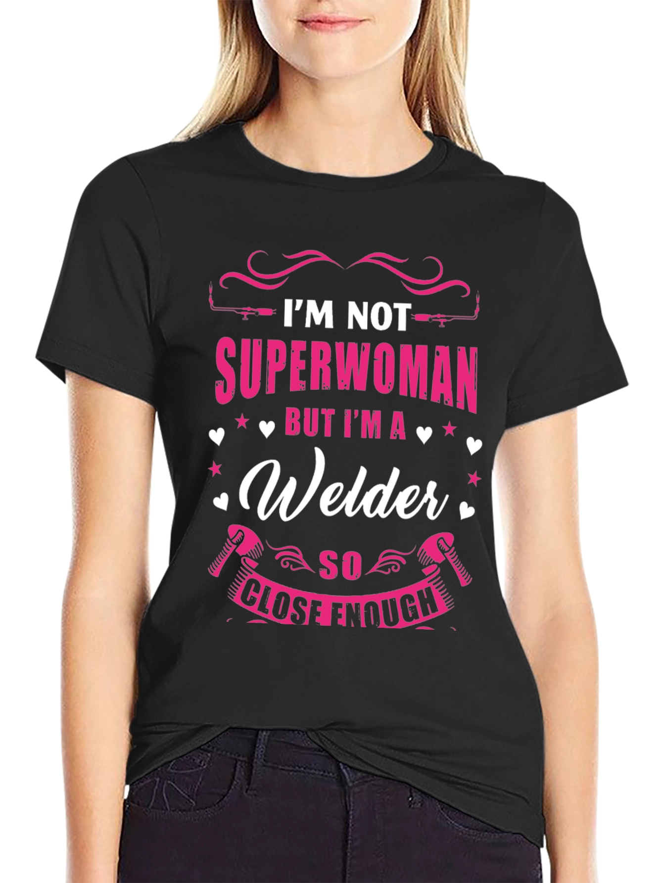 Welder Superwoman Graphic Tee