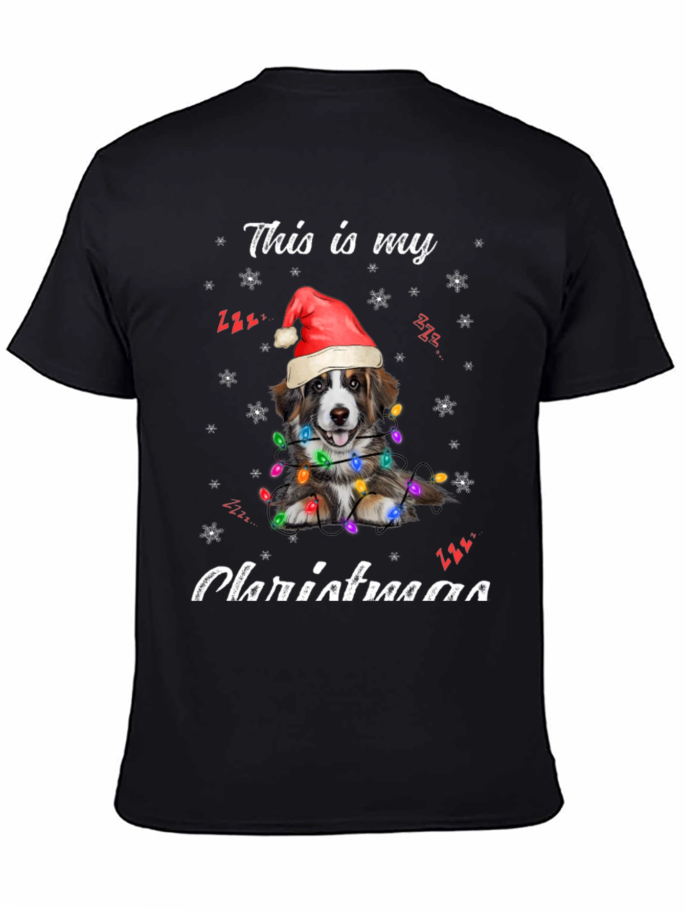 Dog Christmas T-Shirt - This is My Christmas Pajama Shirt