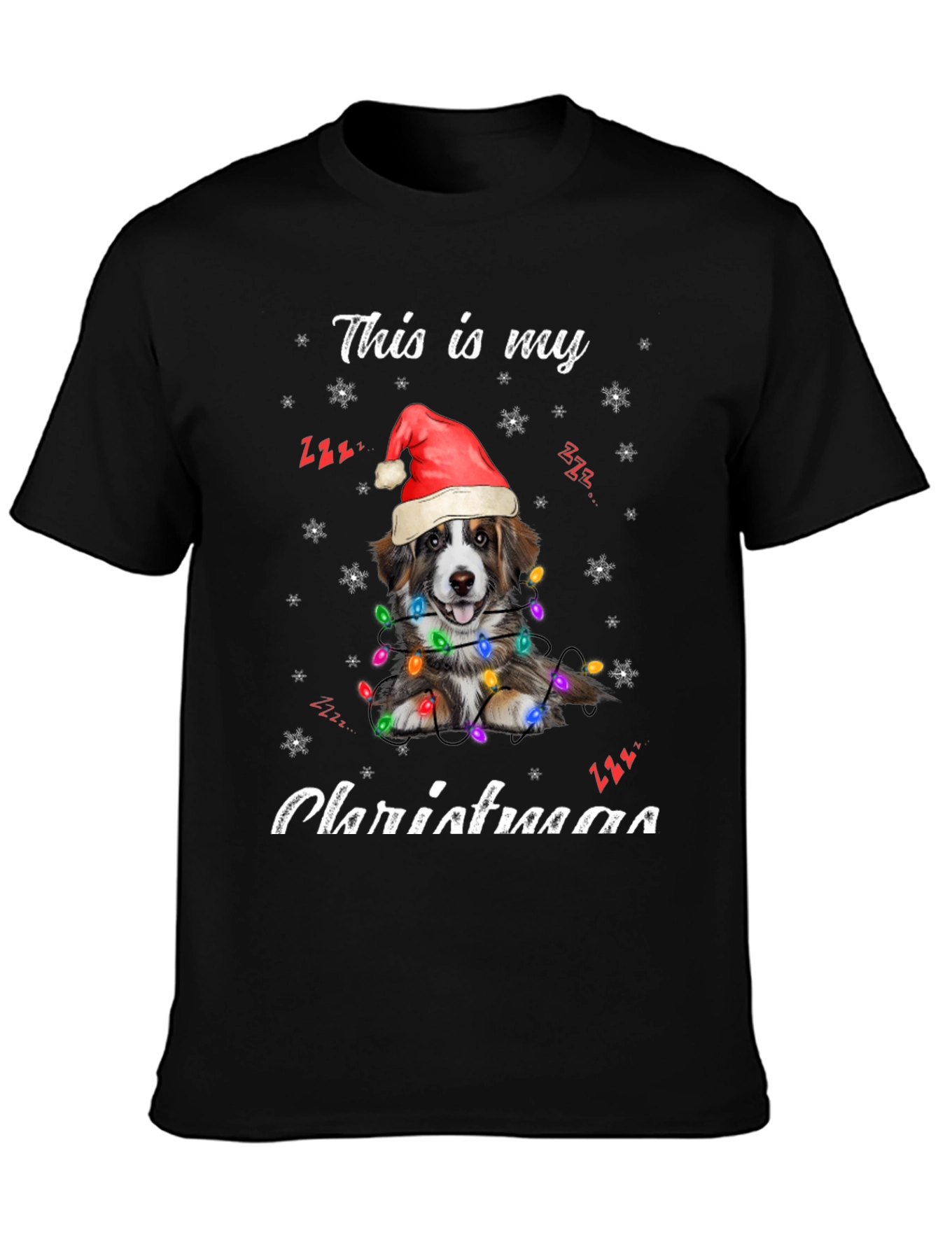 Dog Christmas T-Shirt - This is My Christmas Pajama Shirt