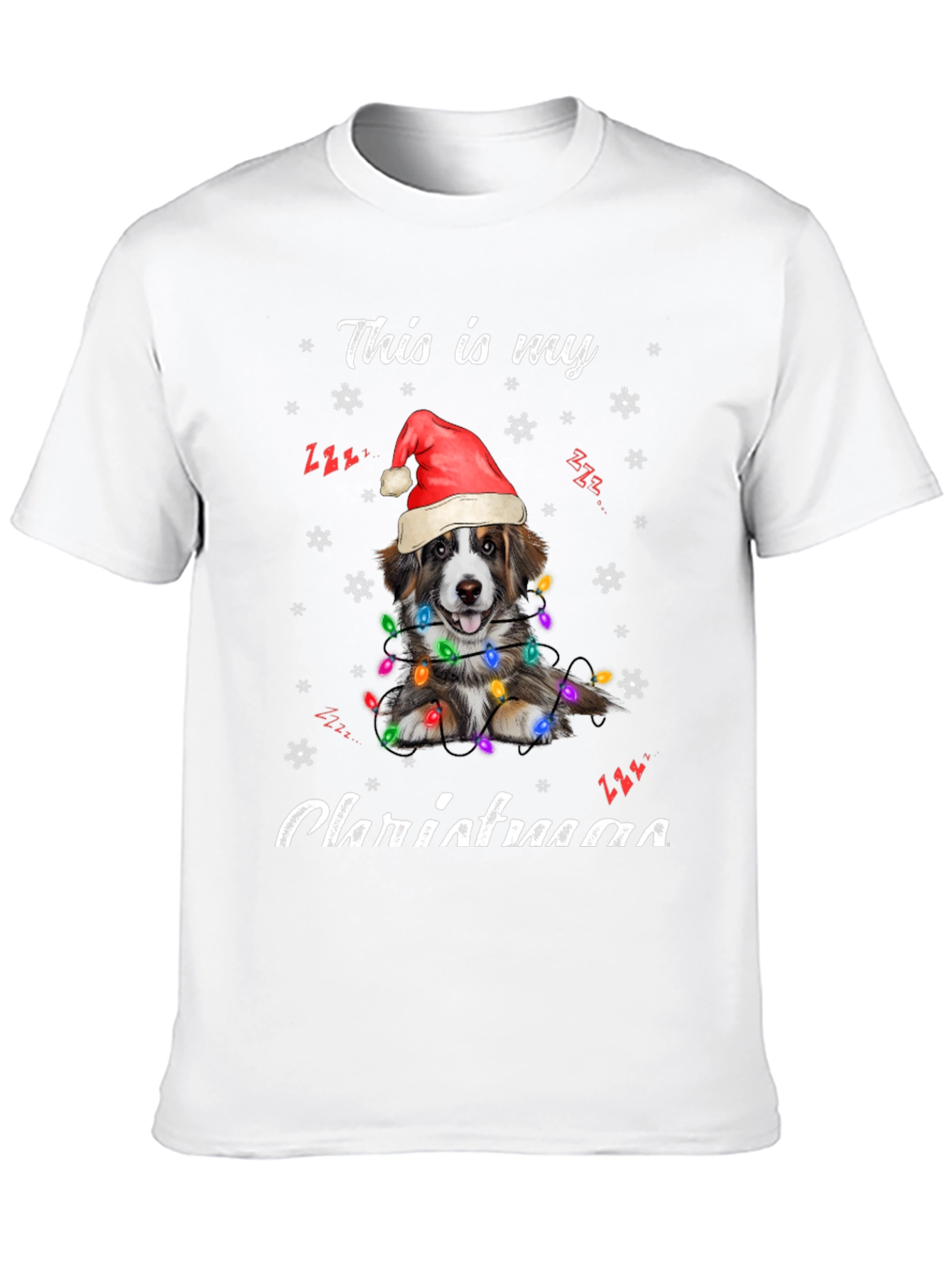 Dog Christmas T-Shirt - This is My Christmas Pajama Shirt