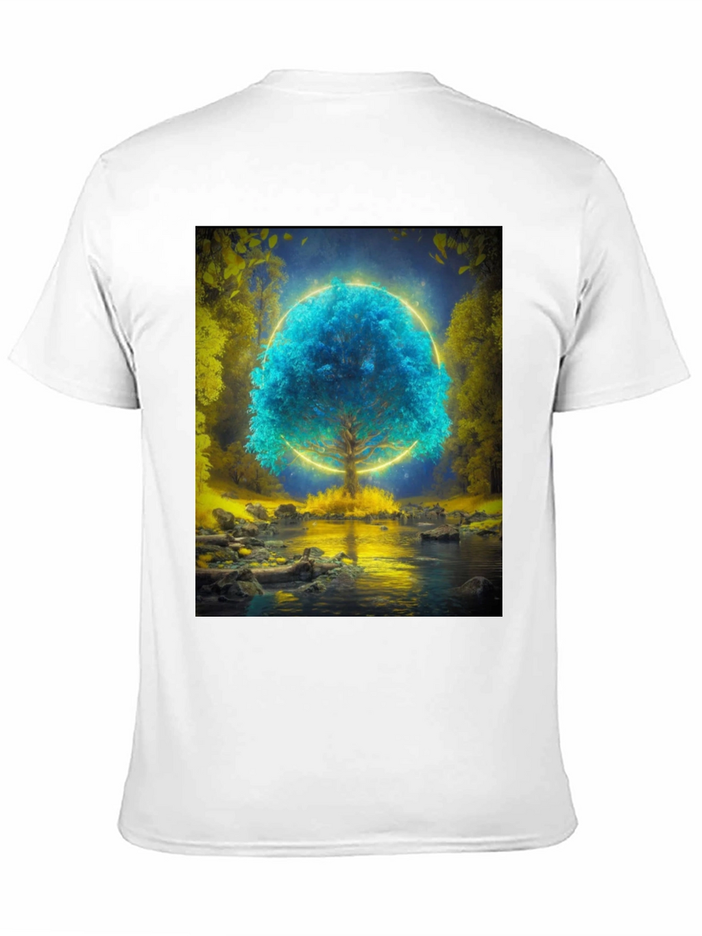 Mystic Tree Graphic T-Shirt - Black