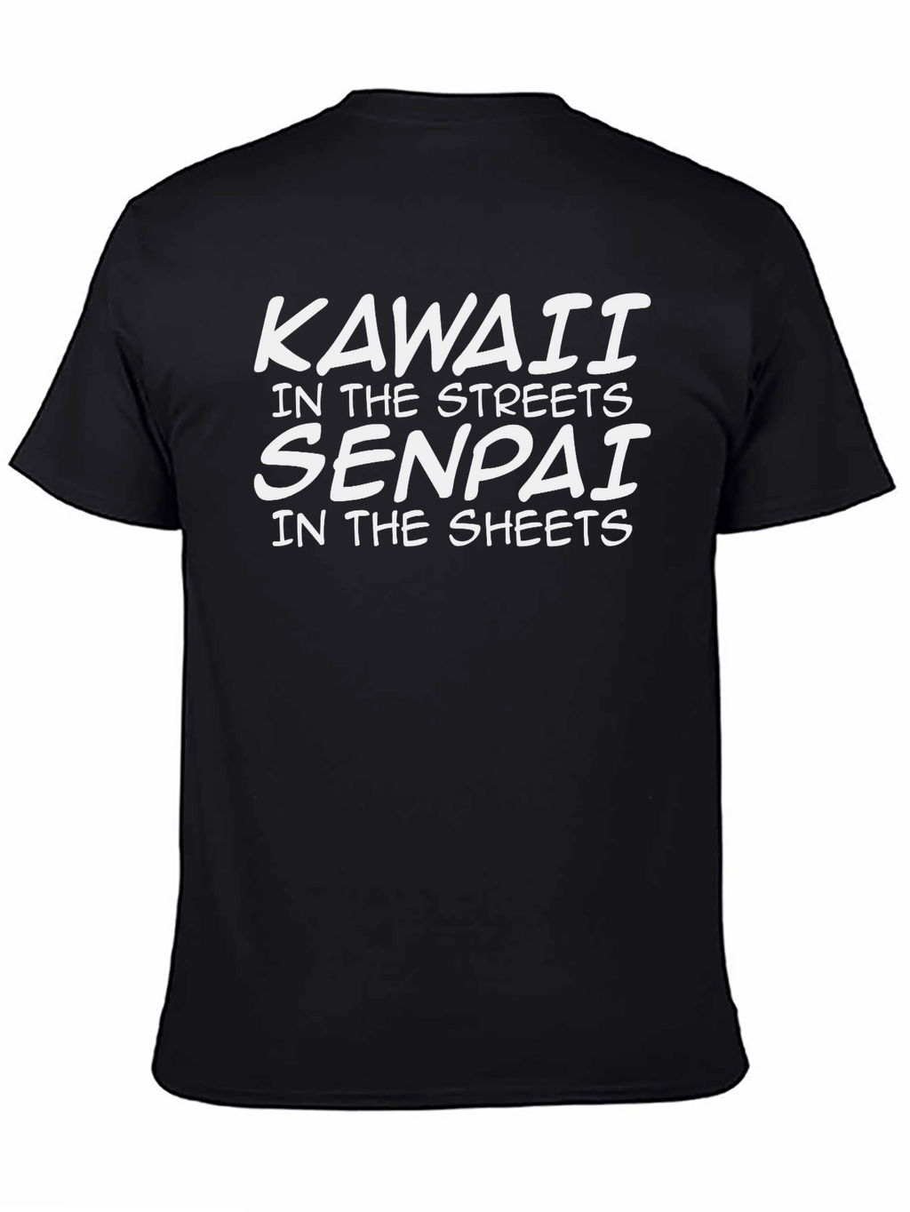 Kawaii Senpai Black T-Shirt