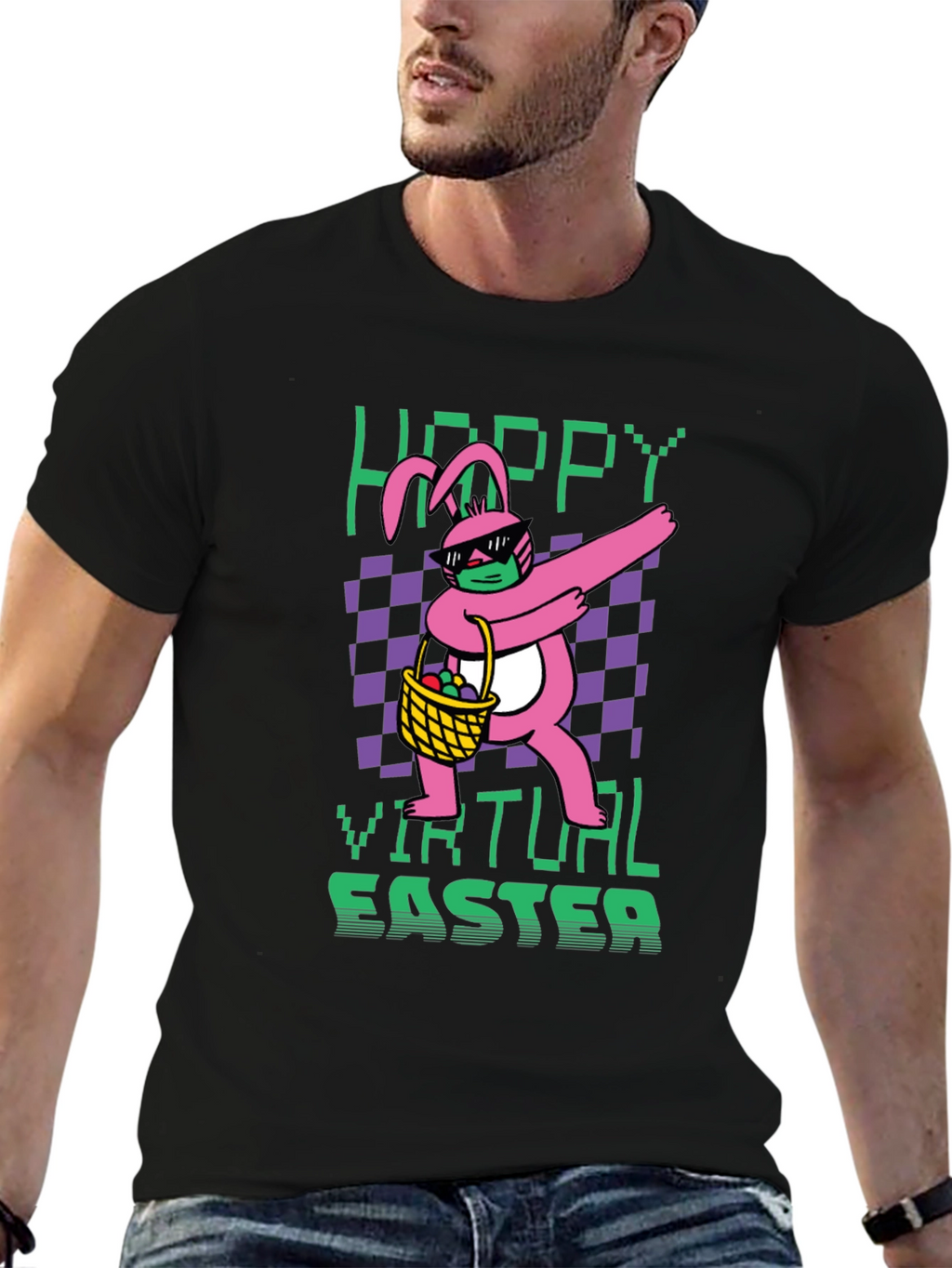 Hoppy Virtual Easter T-Shirt