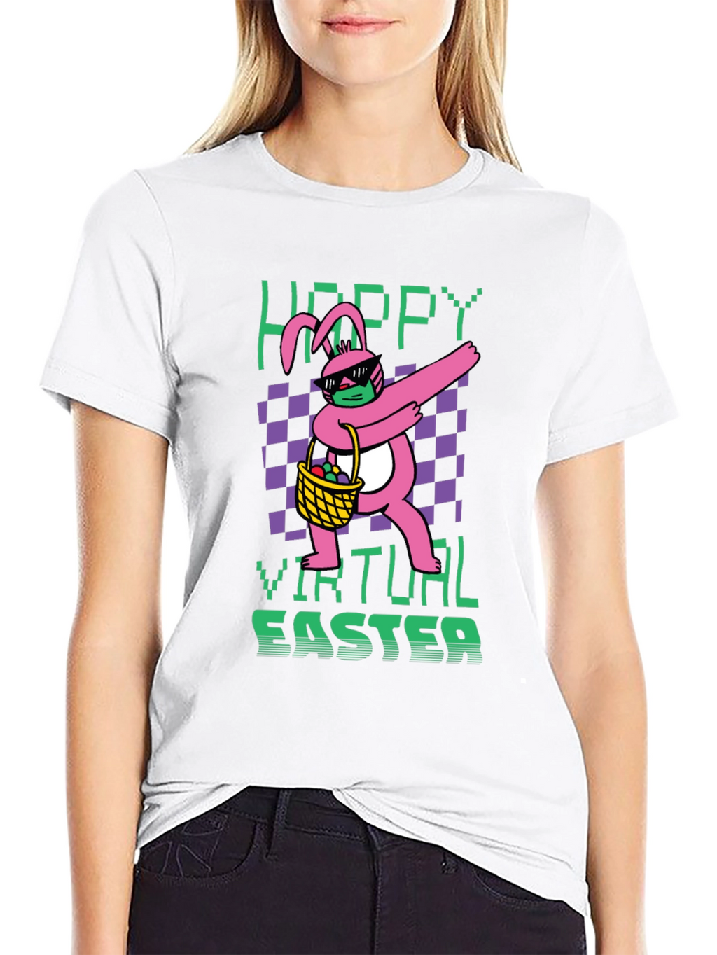 Hoppy Virtual Easter T-Shirt