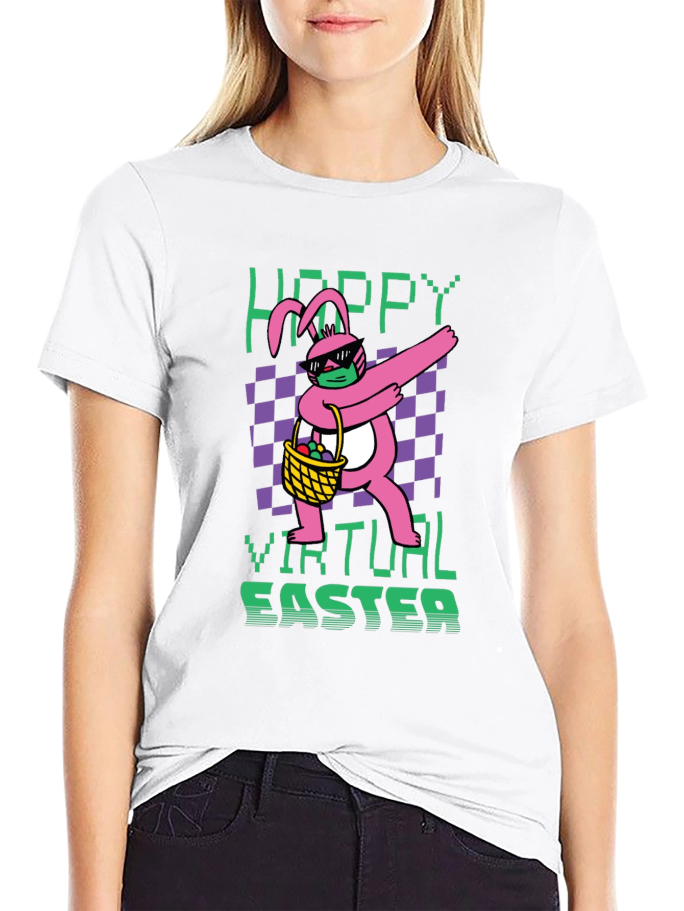 Hoppy Virtual Easter T-Shirt