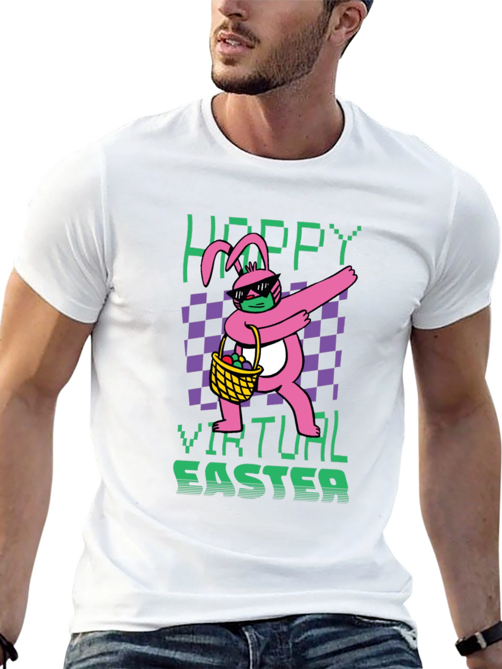 Hoppy Virtual Easter T-Shirt