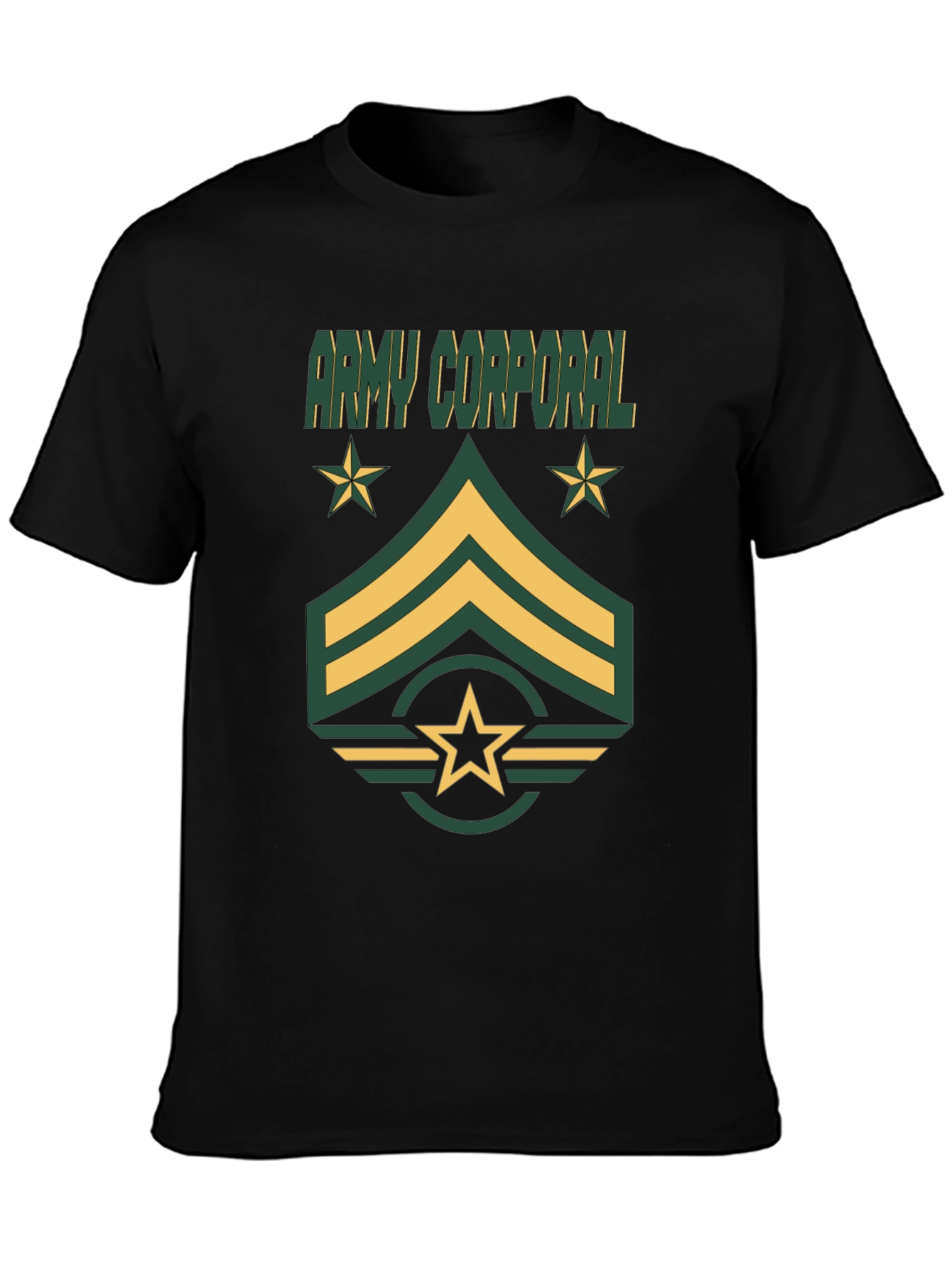 Army Corporal T-Shirt - Military Rank Graphic Tee
