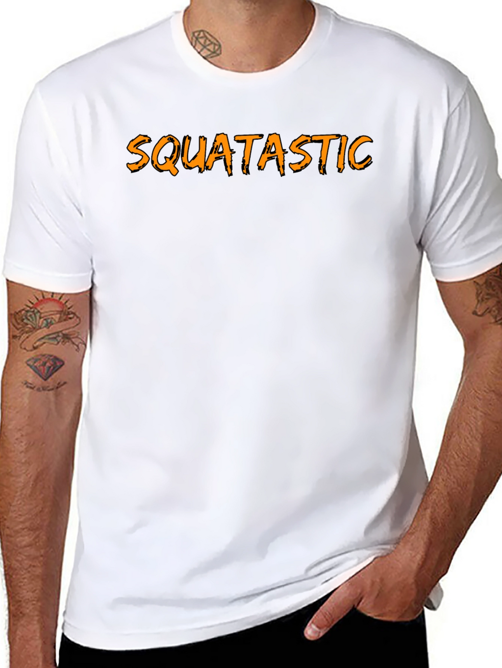 Squatastic Black Graphic Tee